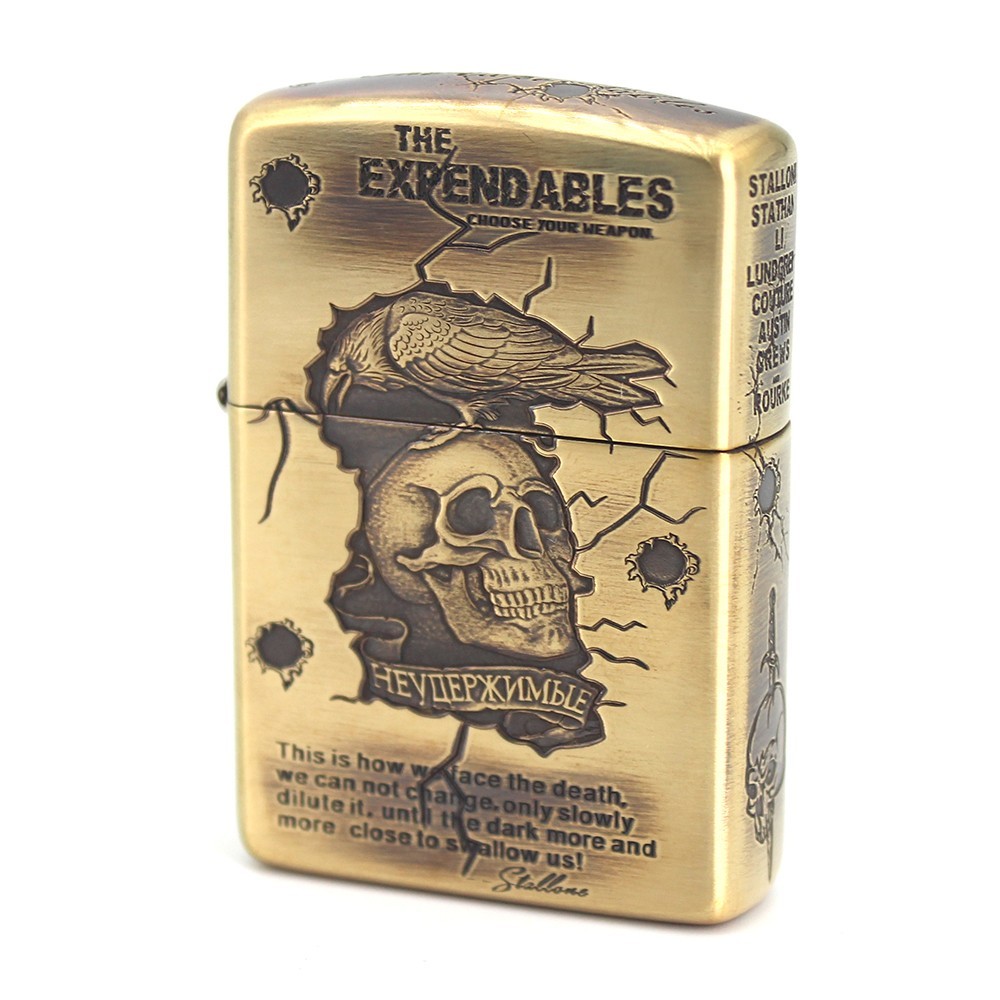 Zippo lighter 168 Armor Asia Custom 3D Deep Carving/ The Expendables New in Box
