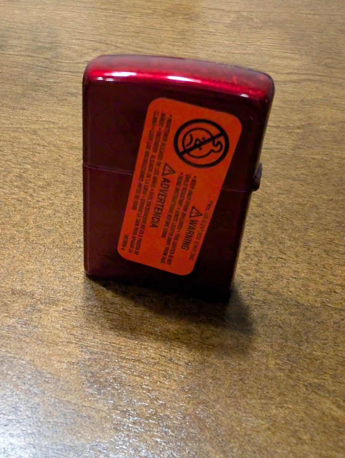 Zippo Lighter 2015 21063 Candy Apple Red Mt, NIB