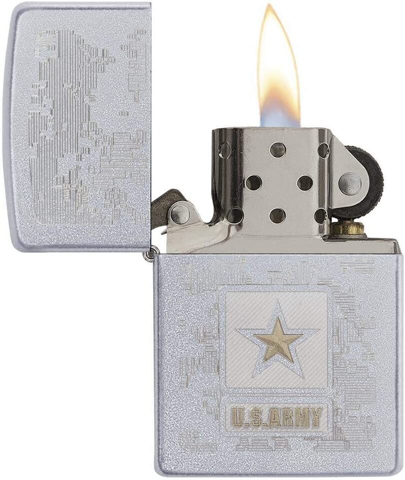 Zippo U.S. Army Satin Chrome 29388