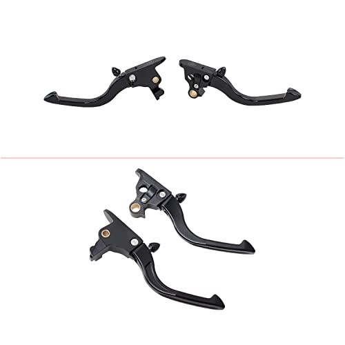 POWER JAMES Black Adjustable Short Slim, Brake & Clutch Levers, Hand Controls,