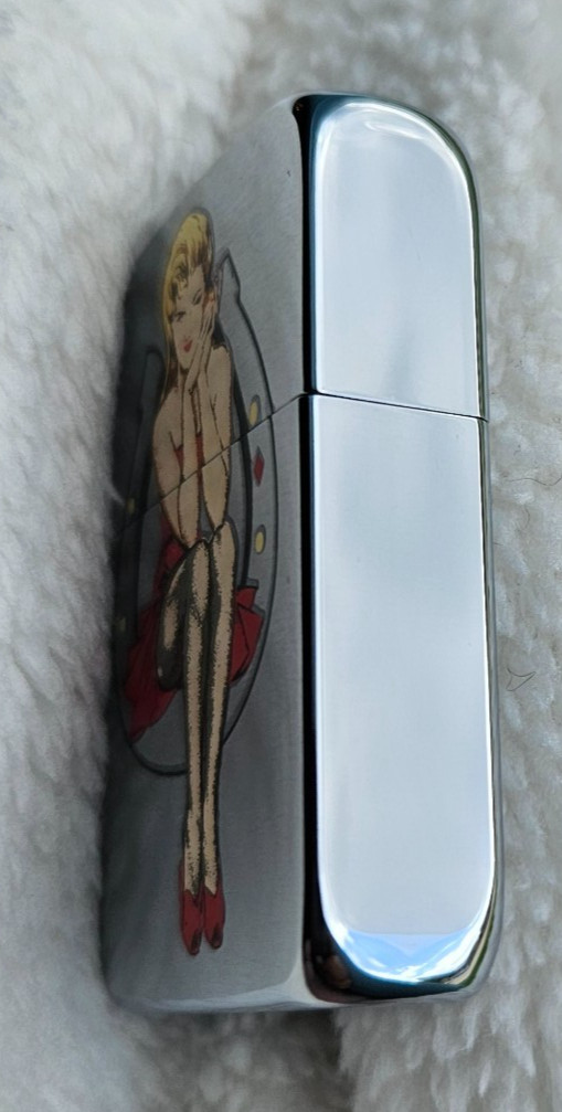 Zippo Lighter 2007 Choice Collection: LUCKY HORSESHOE 1941 REPLICA, Lady in Red