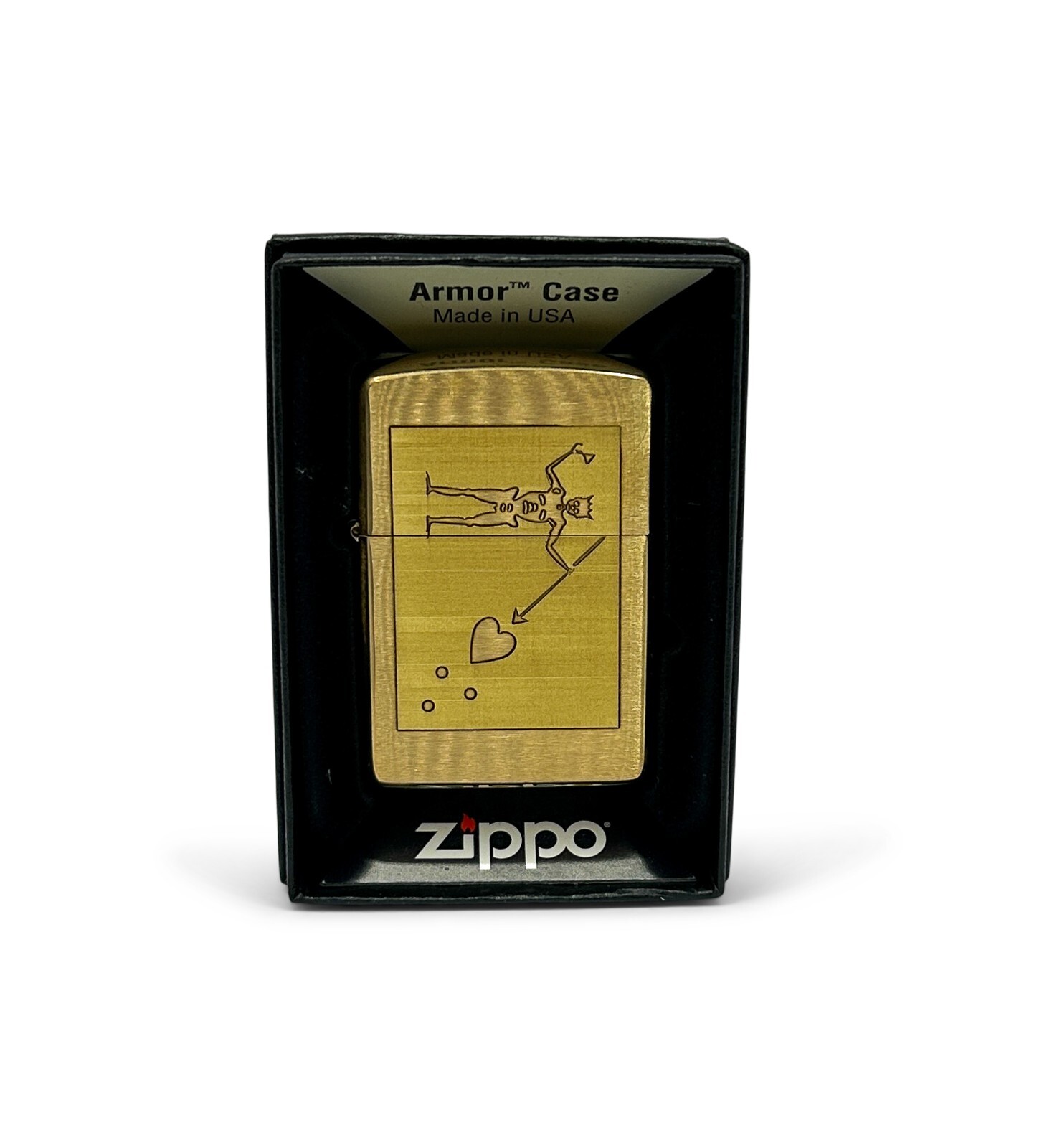 Blackbeards Flag Zippo Lighter | Solid Brass Zippo | Made In USA