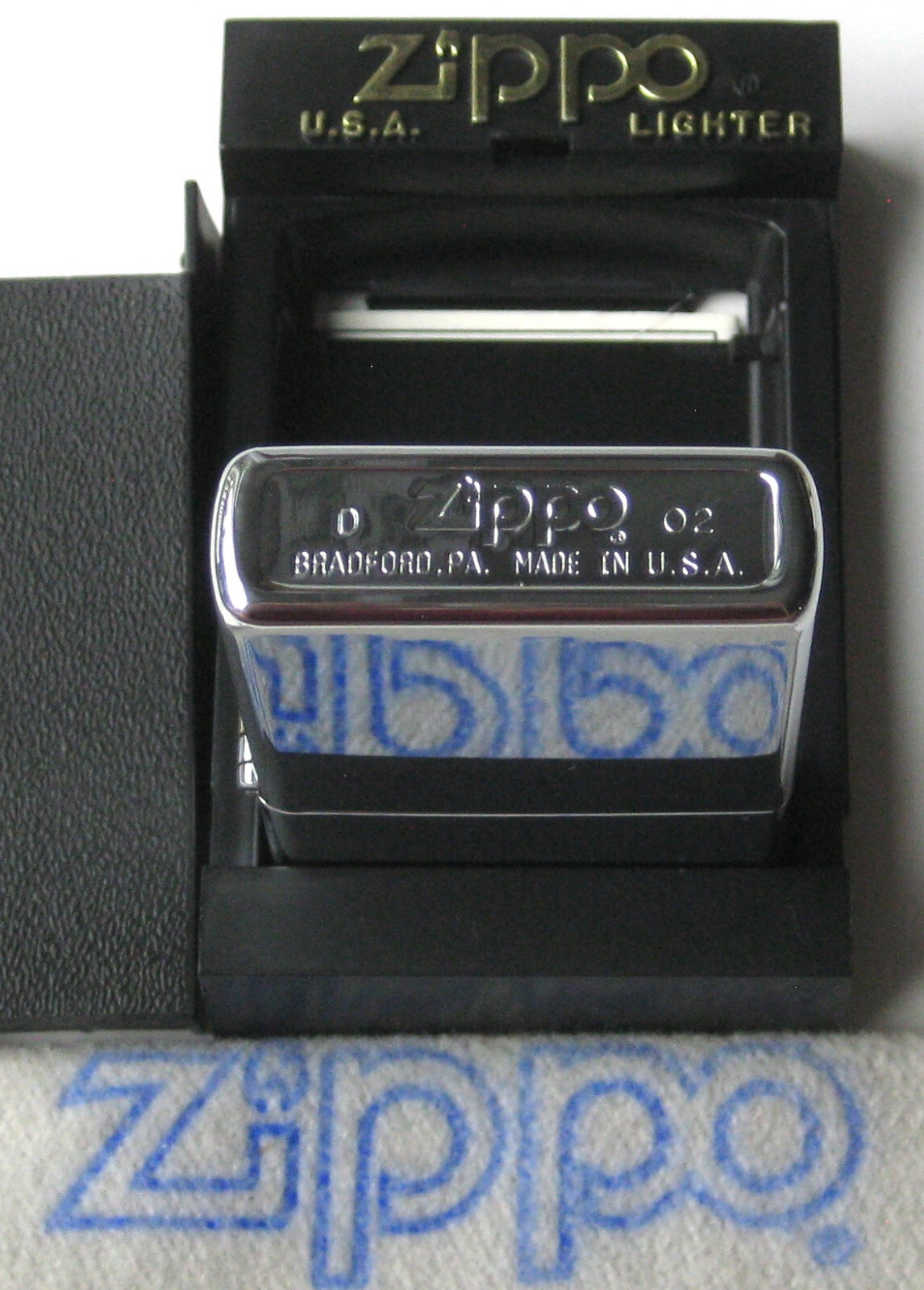 ZIPPO PREVIOUSLY COLLECTED Not Used ADVERTISING Lighter WORLD FAMOUS Manufacture