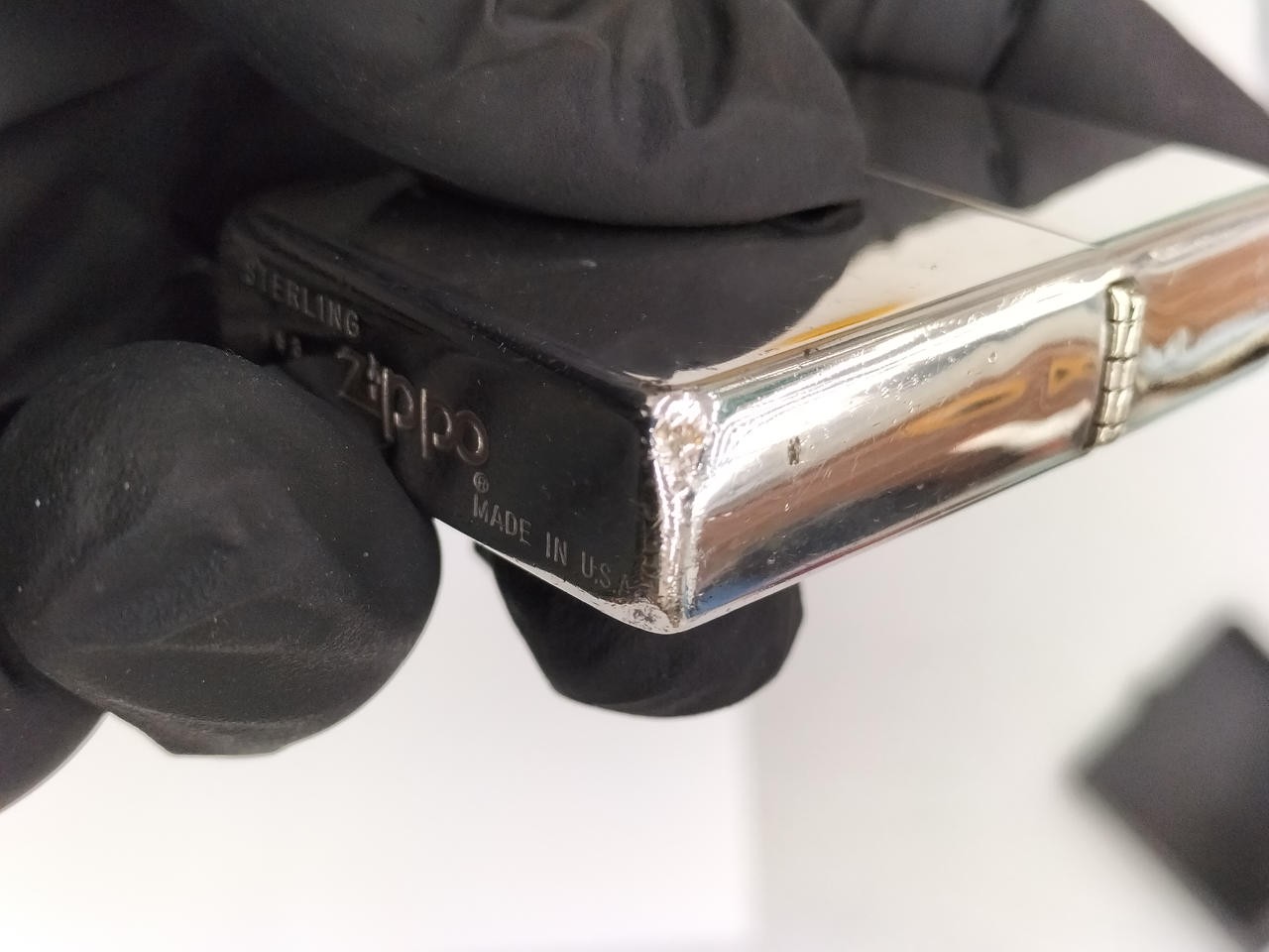 Zippo Sterling Silver Oil Lighter