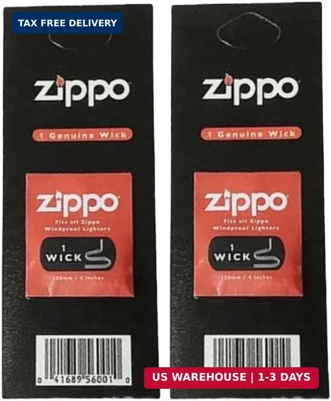 Zippo Genuine Replacement Wicks (2 Set)