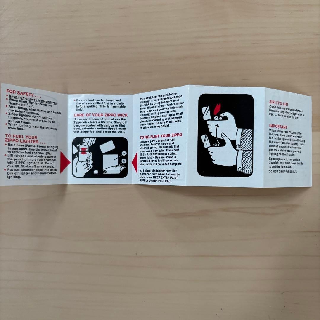 [Unused/Limited] Zippo“Warning Tricky Version” with 3D Metal Skull Wallet Chain