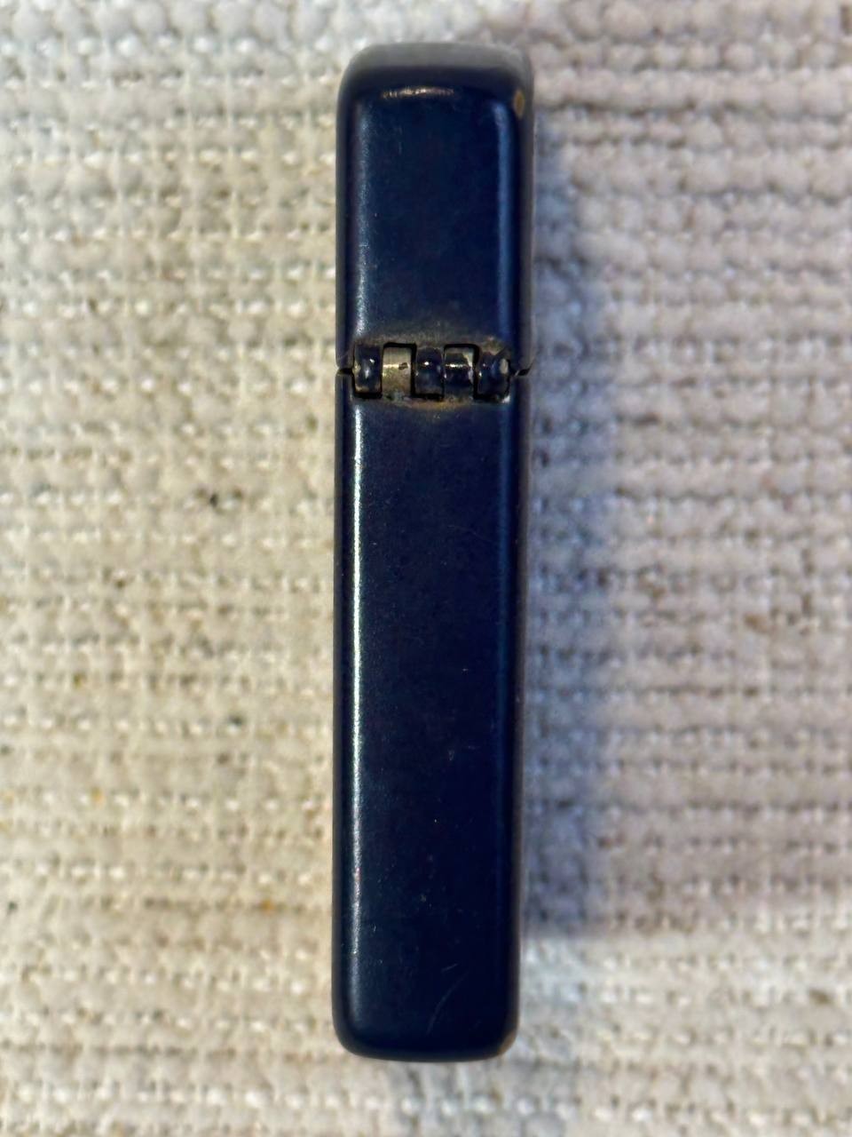 Zippo Blue Matte Lighter Red Trim No Spark Parts Repair USA 039/2 462