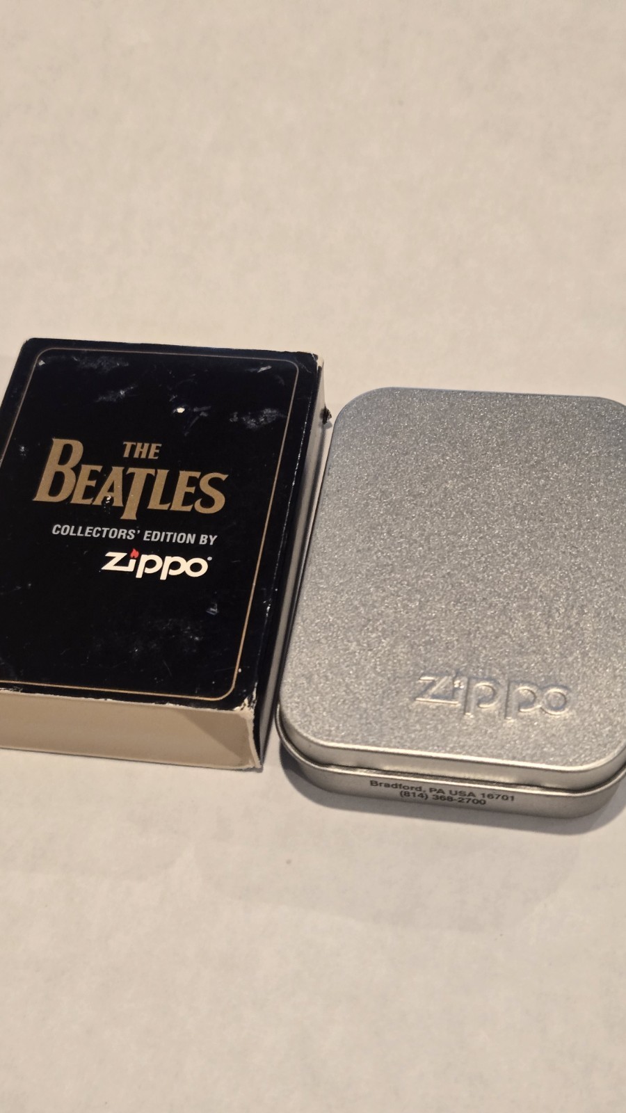1997 BEATLES Music LET IT BE LP Album Cover Vintage Zippo Lighter NEW Sealed