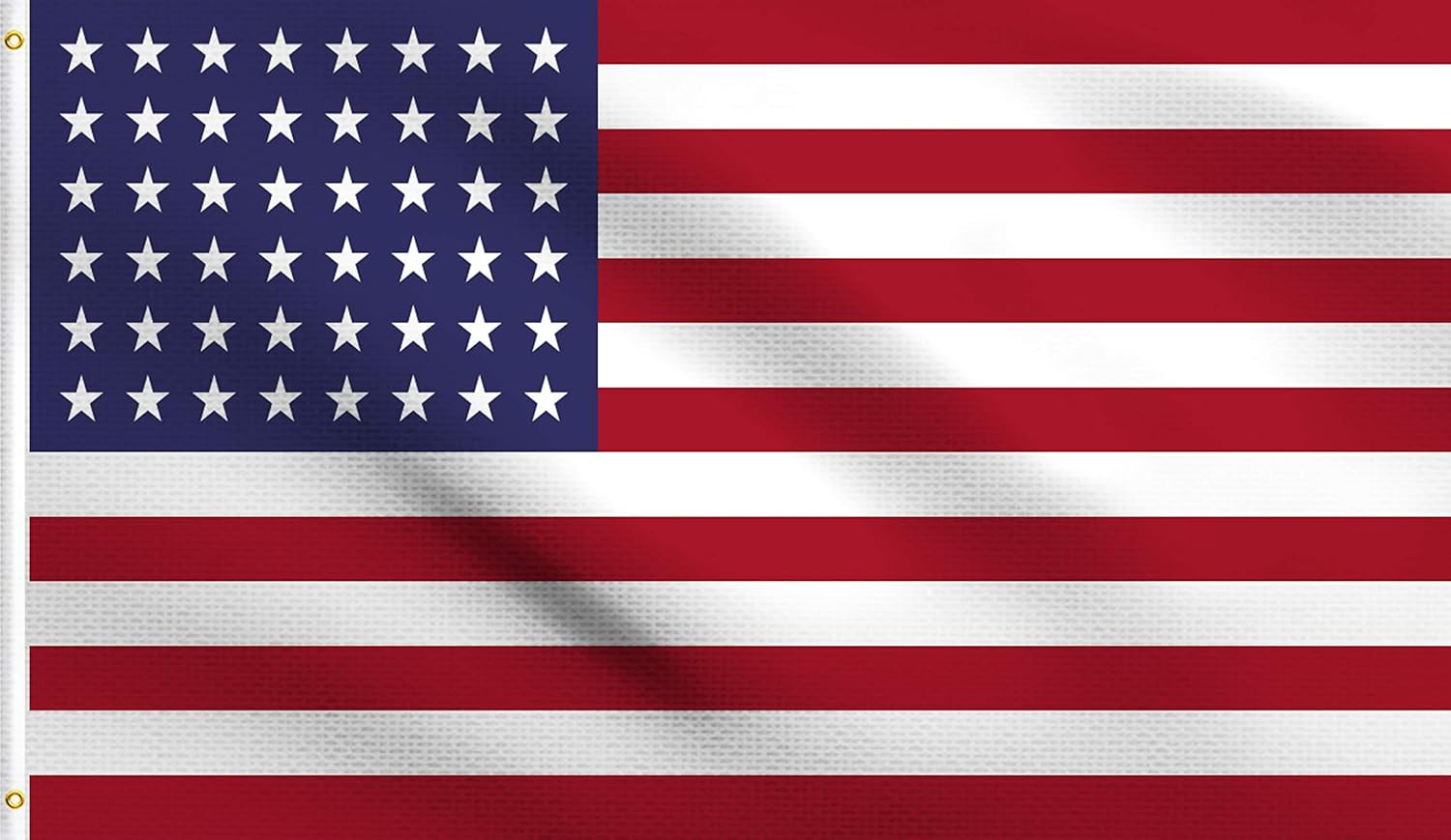 DMSE 48 Star USA United States America American 1912 Flag 3X5 Ft Foot 100% Polye
