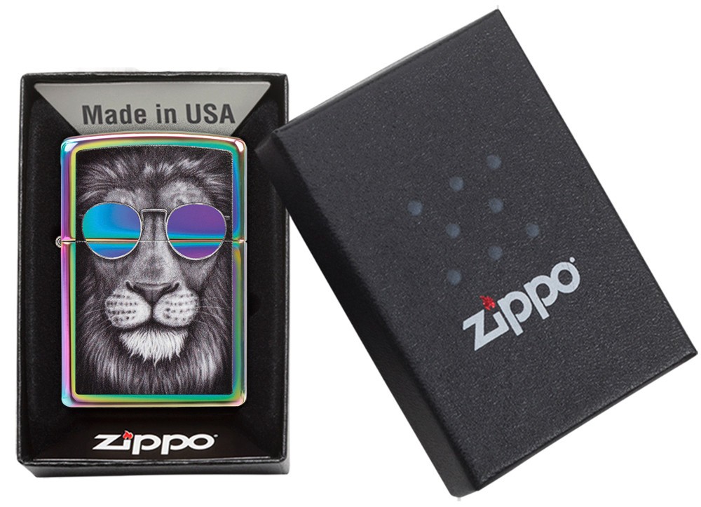 Lion in Sunglasses Spectrum Windproof Lighter, 151-064090