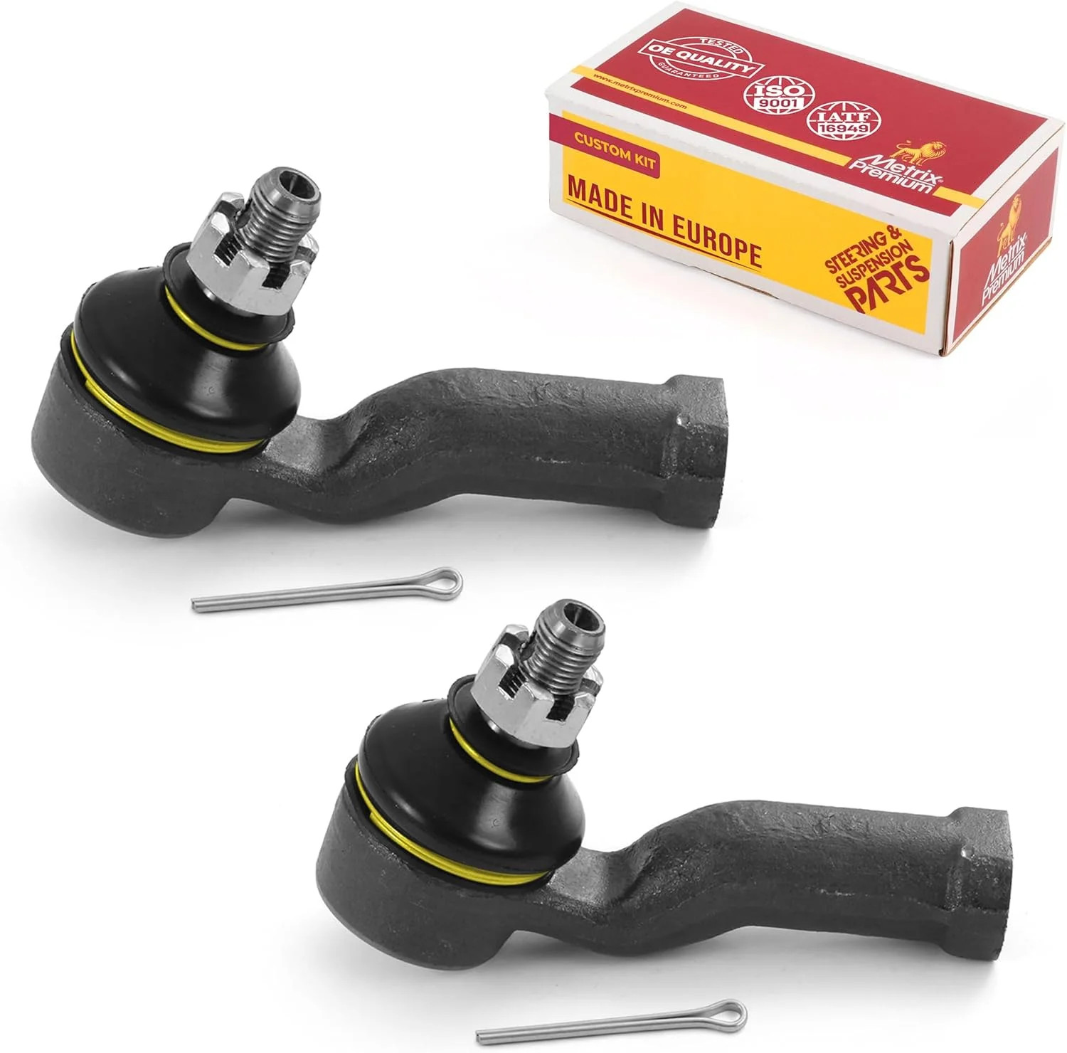 Metrix Premium Chassis Parts – 2 PC Front Outer Tie Rod End Kit Fits 1990-2005 M