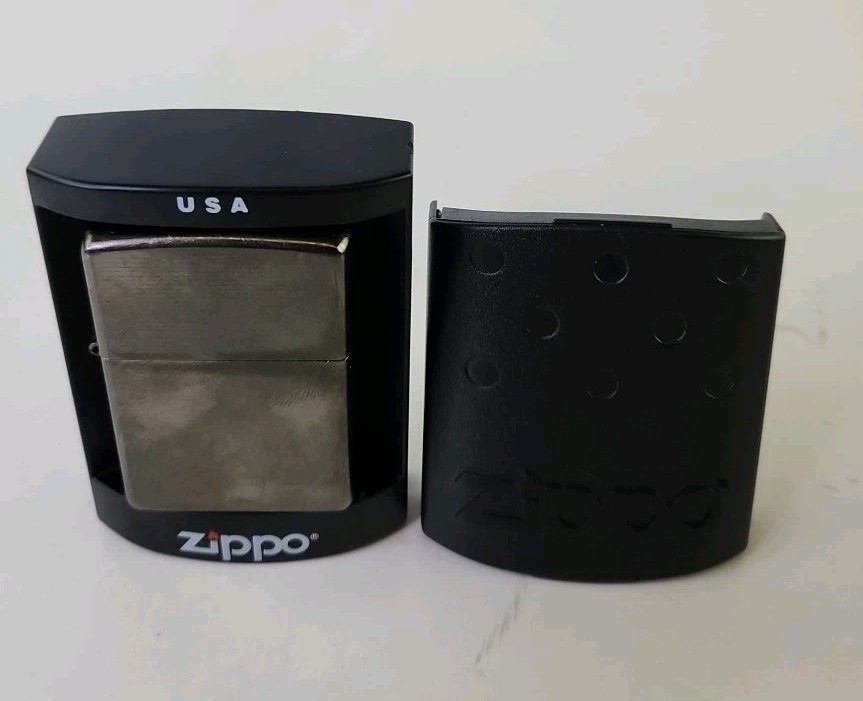 New Old Stock Zippo Lighter, Never opened In original plastic Zippo box 2006