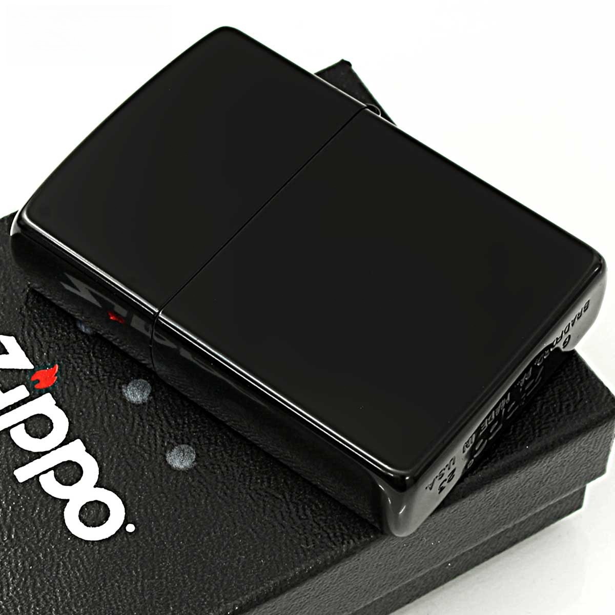 Zippo Lighter CASE ONLY Classic ZIPPO Black Matte Serial Number Present Gifts