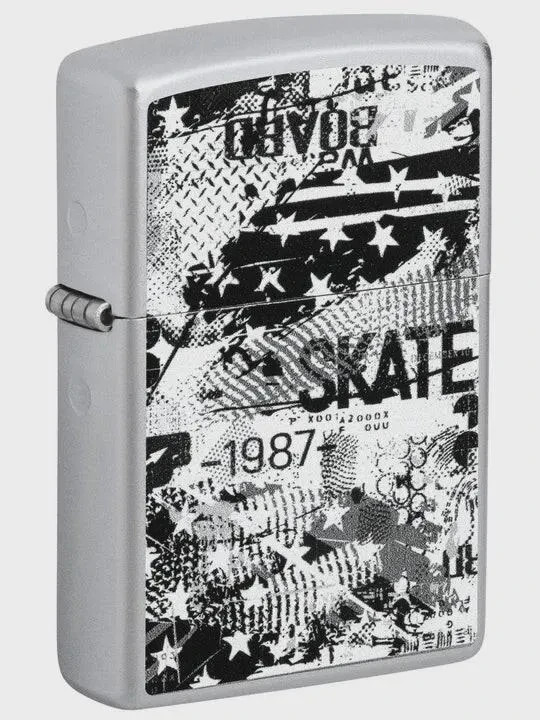 Cool Grunge Skateboarder Zippo Lighter
