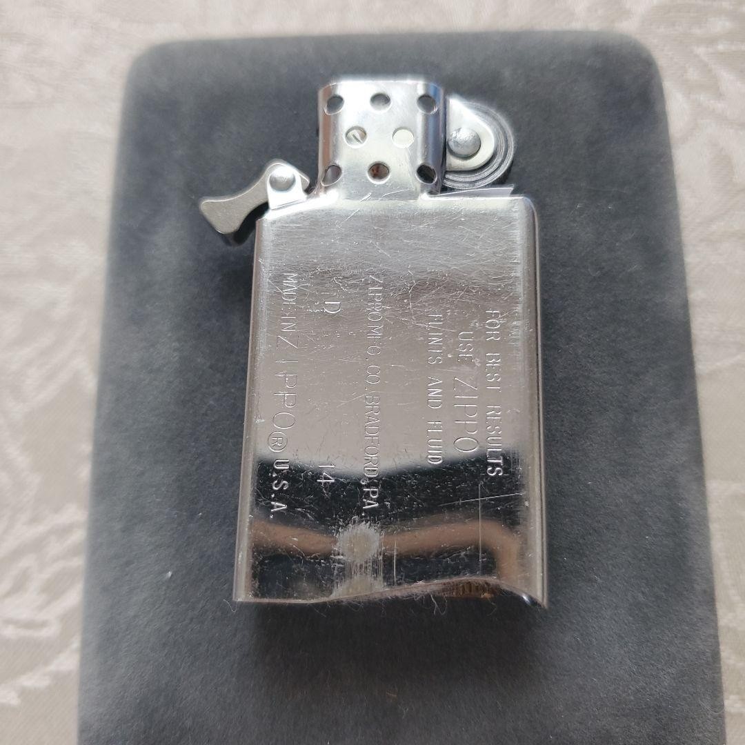 Zippo 2014 Wood-Inlaid Slim Armor Lighter Used in Excellent Condition