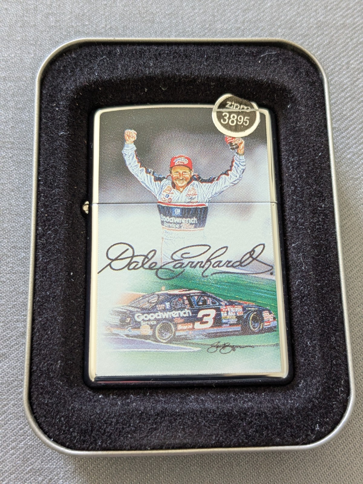 2007 NASCAR RACING DALE EARNHARDT #3 DAYTONA VICTORY ZIPPO LIGHTER MIB RARE