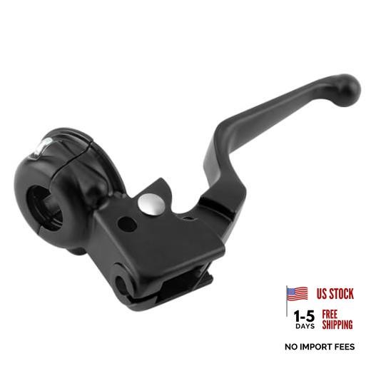 Black Clutch Lever & Mount Perch Bracket Assy for Harley Davidson Sportster