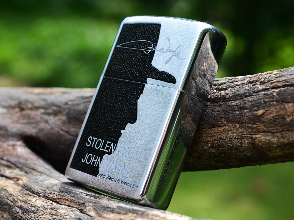 Zippo Lighter & Pouch Set – Stolen From John Wayne – Limited Edition – # 24209