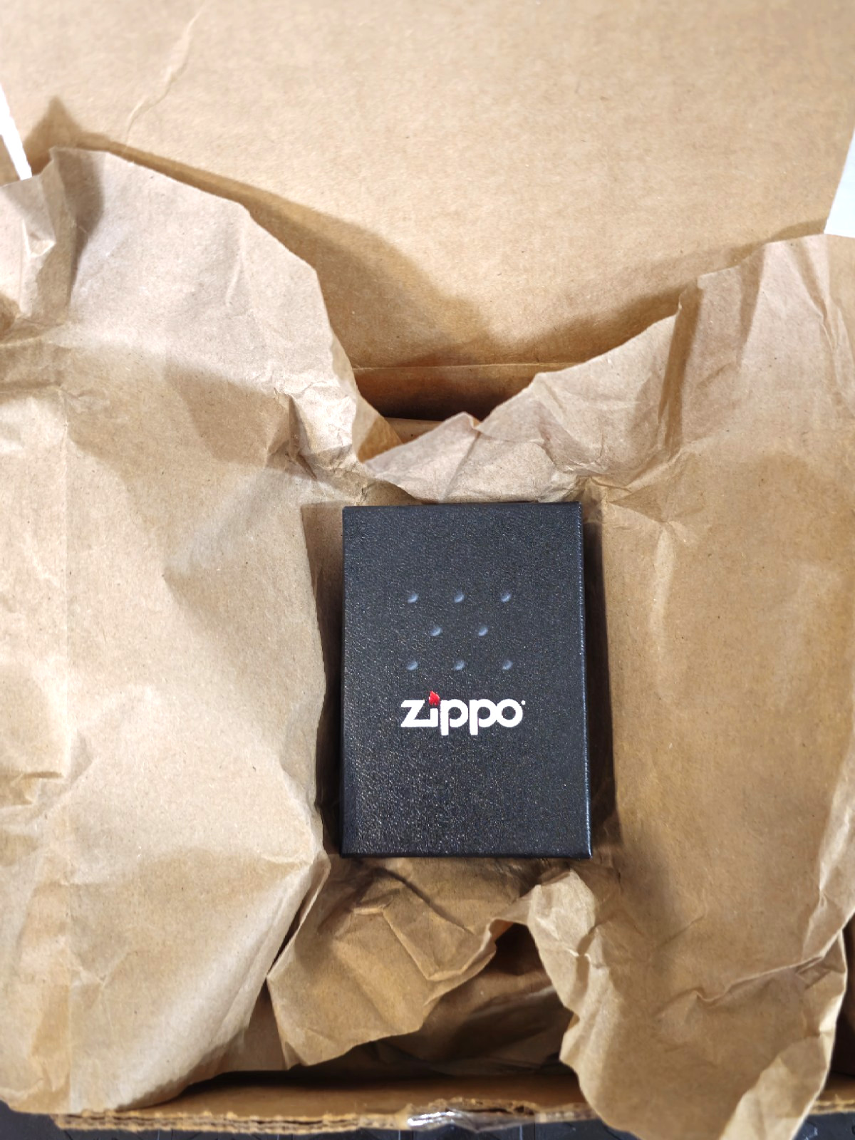 Engraved Brass Zippo Butane Cigar Lighter Zippo Authentic Insert Open Box