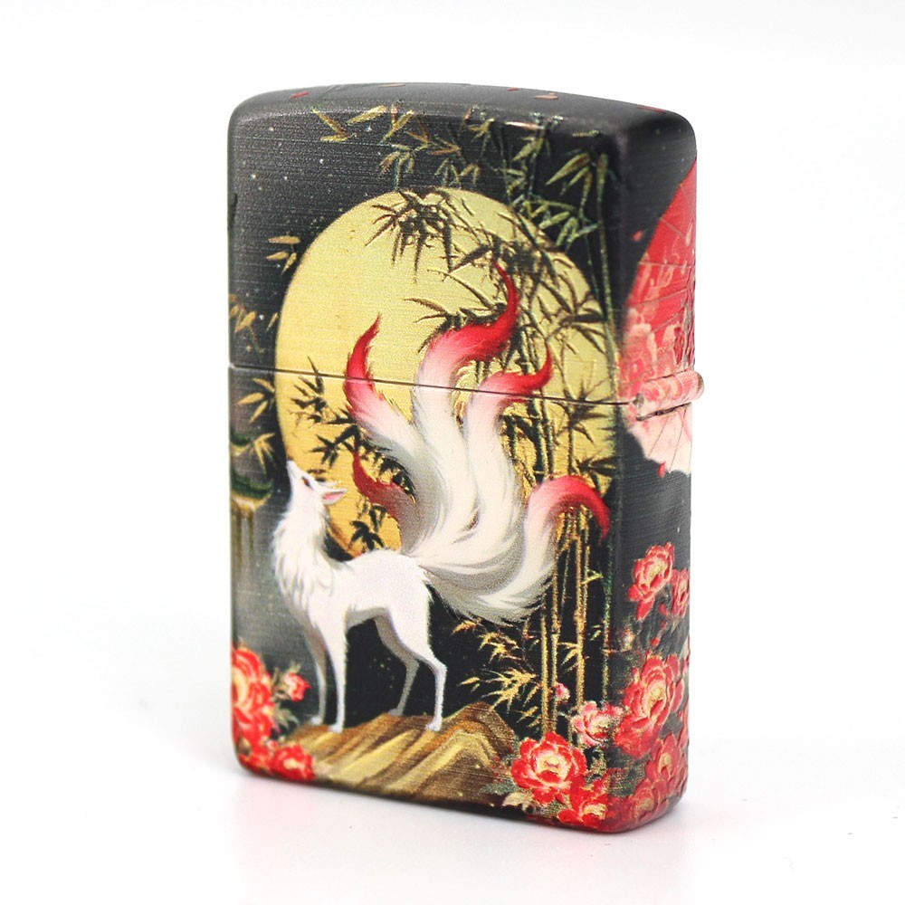 Zippo lighter Asia Full Cover 3D Color Printing/ Fox & Possessed Princess New
