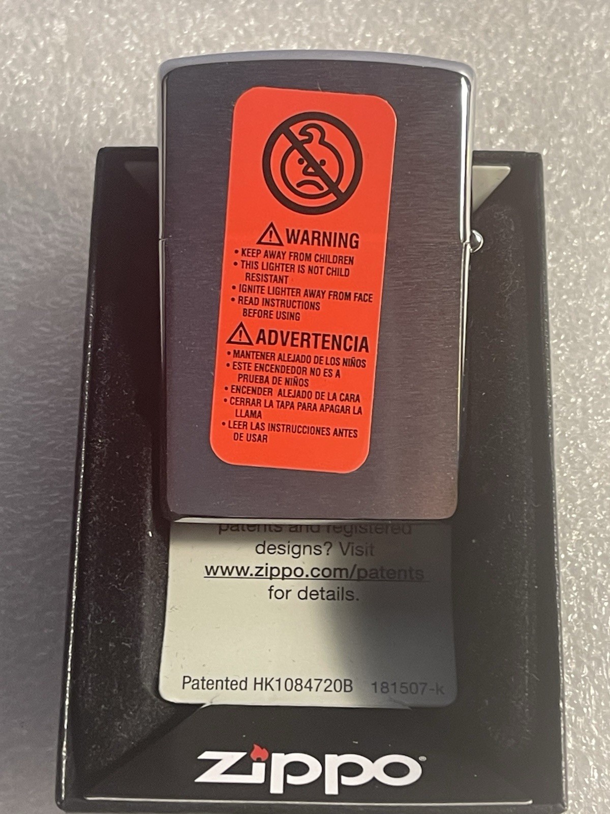 SNAP-ON TOOLS ZIPPO LIGHTER DATE CODED E-06 ORANGE SEAL INTACT RARE NEW IN BOX