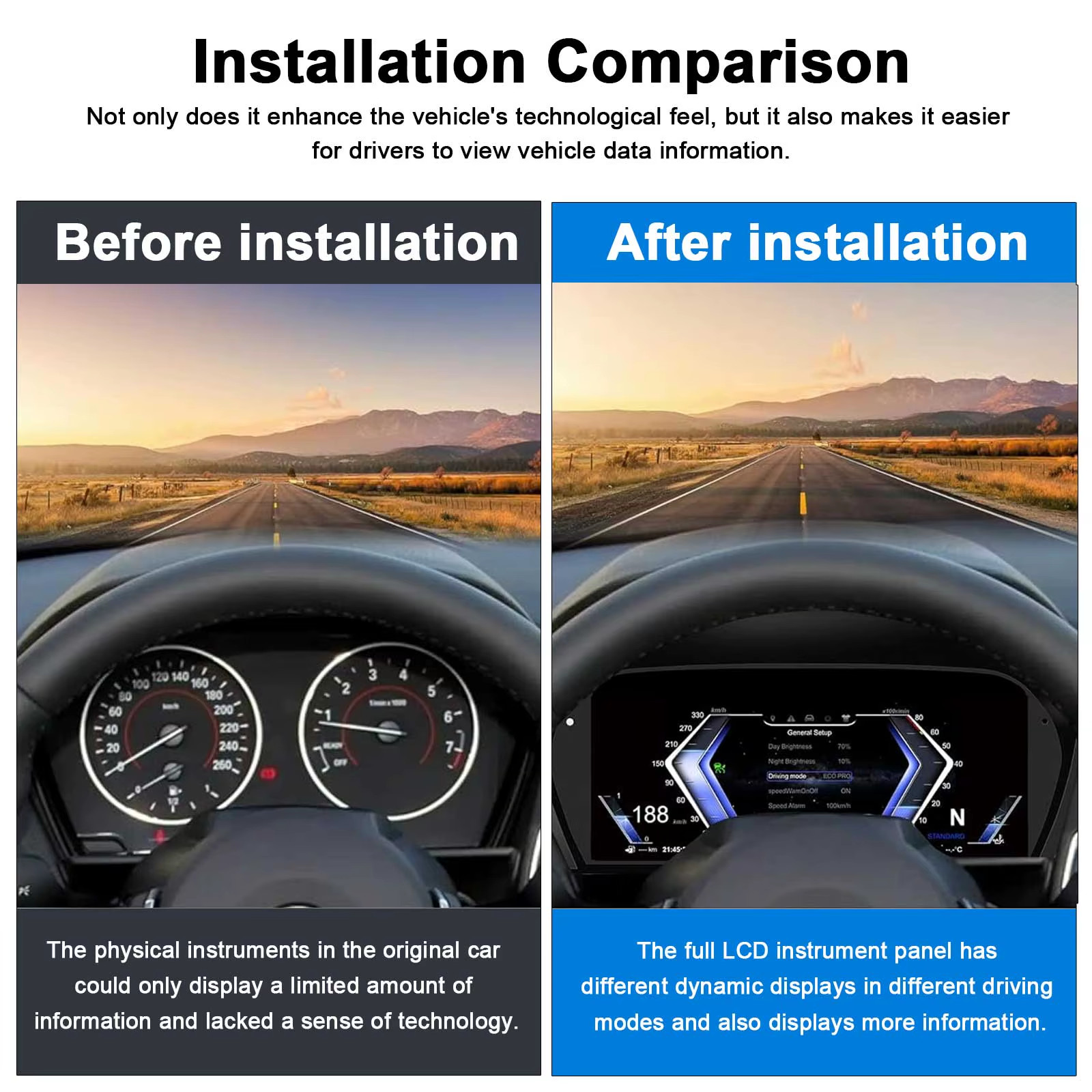 10″Cluster Digital Dashboard For BMW 1/2 Series F20 F52 F22 F45 X1 F48 F49 F39 O