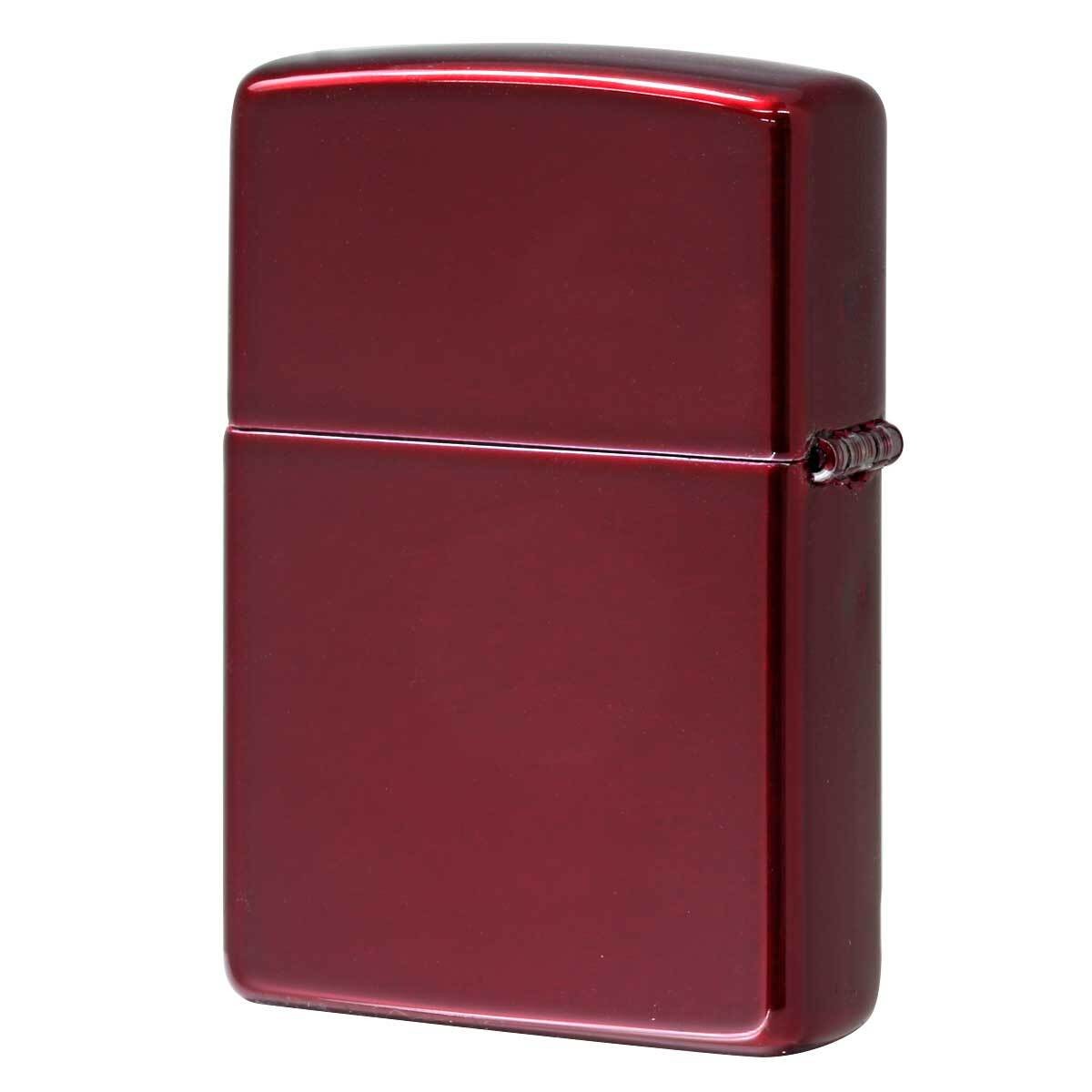 Zippo lighter red plain candy apple red 21063 for mail