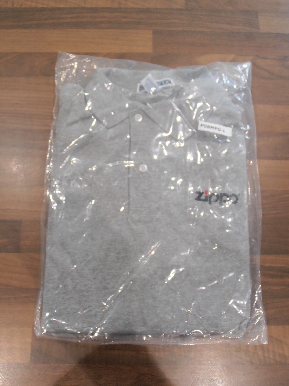 Zippo Grey Polo Shirt Brand New Large or Extra Large