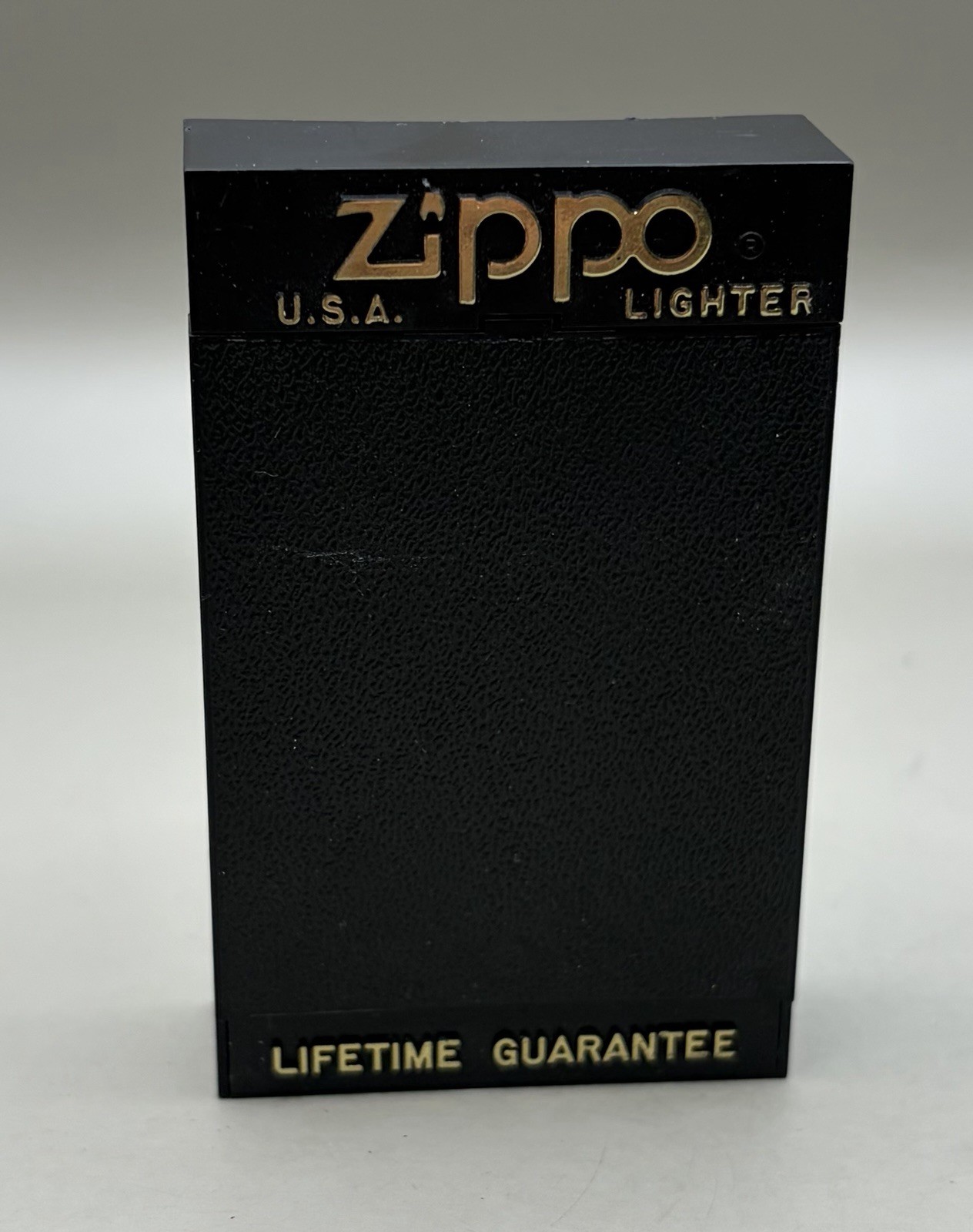1991 Zippo NRA Unsmoked National Rifle Association Brushed Chrome Lighter & Box