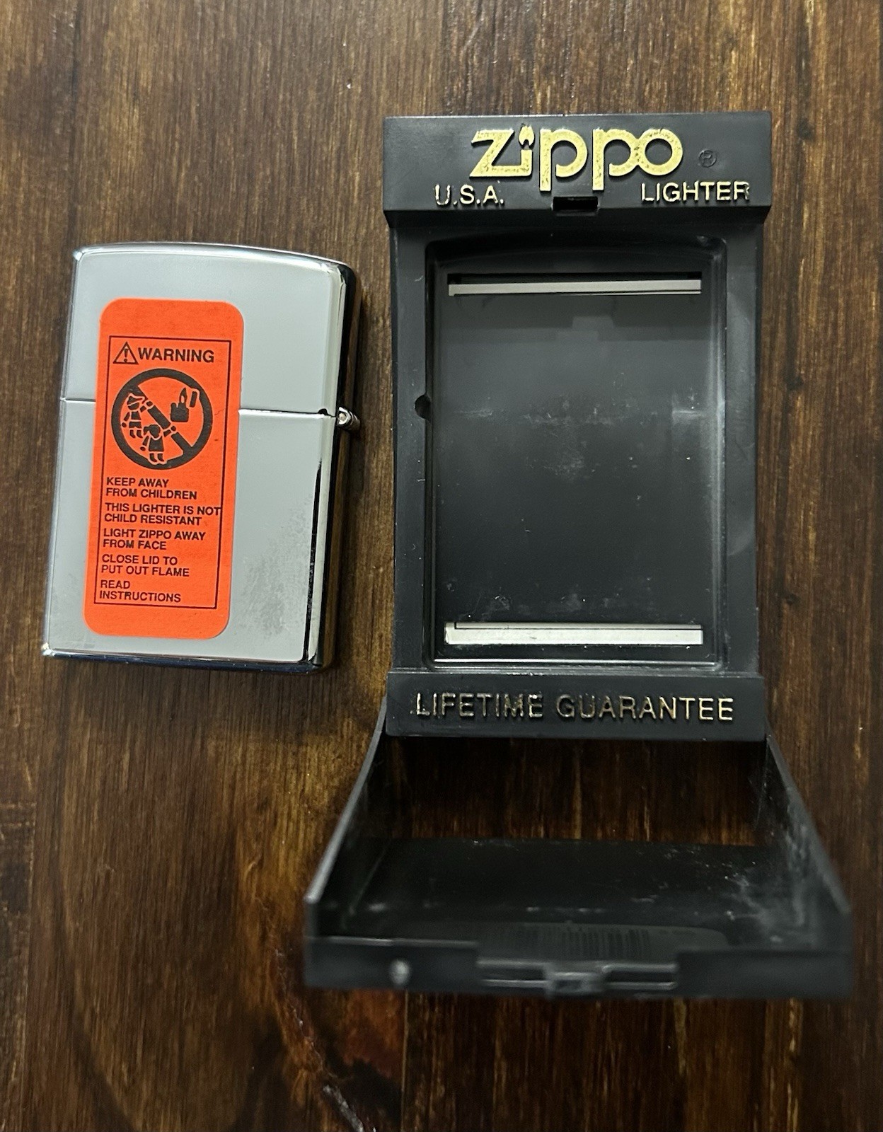 Vintage 1997 ZIPPO DEER 10 POINT BUCK POLISHED CHROME LIGHTER SEALED IN BOX
