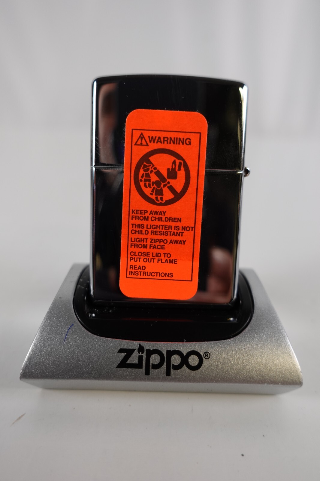 Zippo Spellout Tire Track Logo Textured Zippo Unstruck New Cool