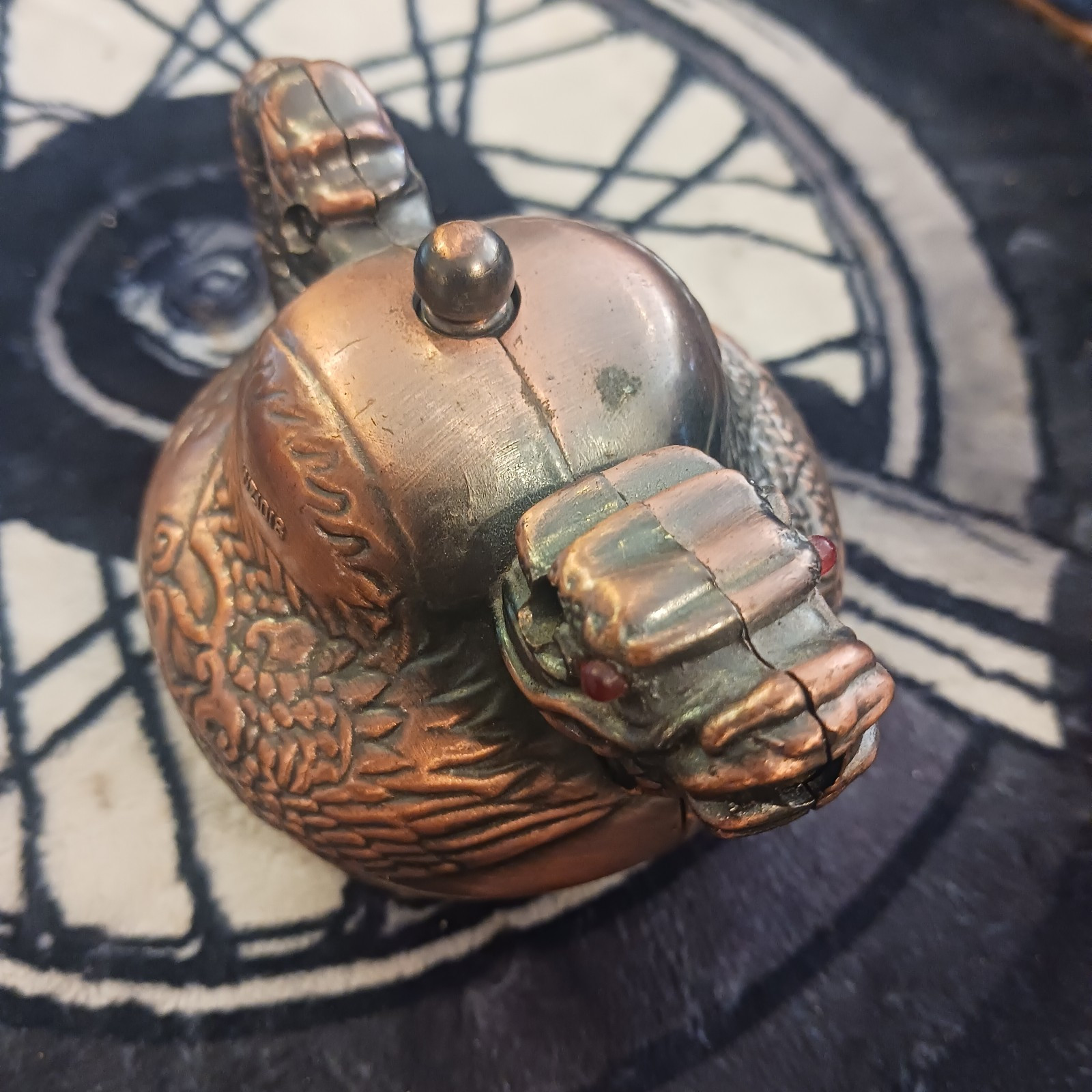 Copper Colored Chinese Dragon Lighter