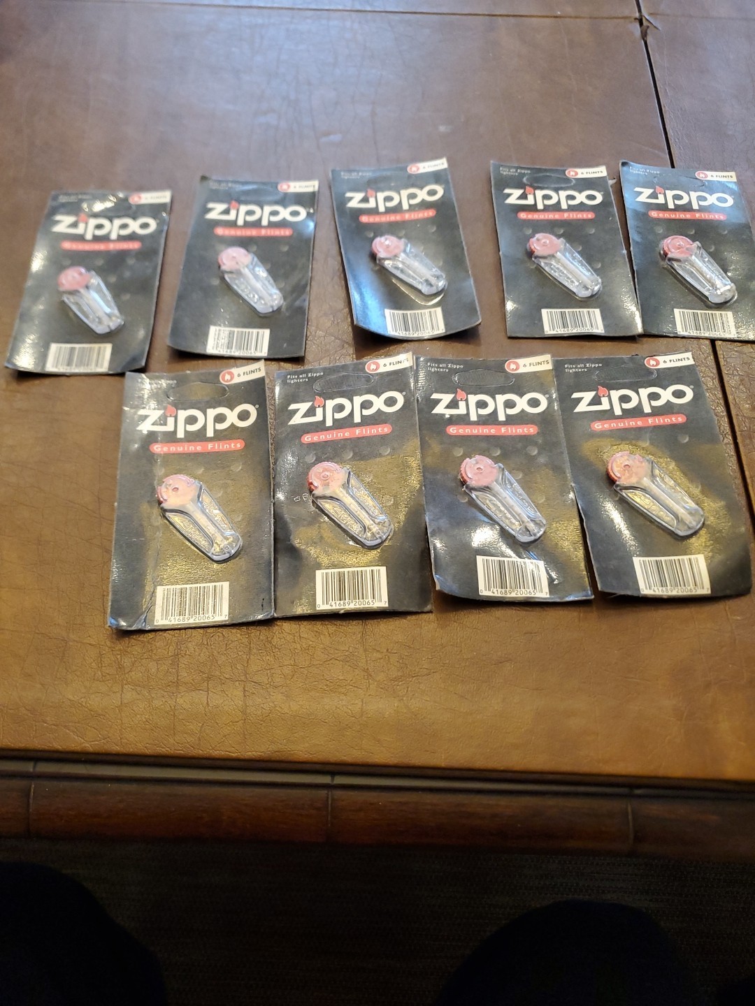 Lot of 9 Vintage Zippo Flints 6-Pack NOS New Old Stock Lighter Refills