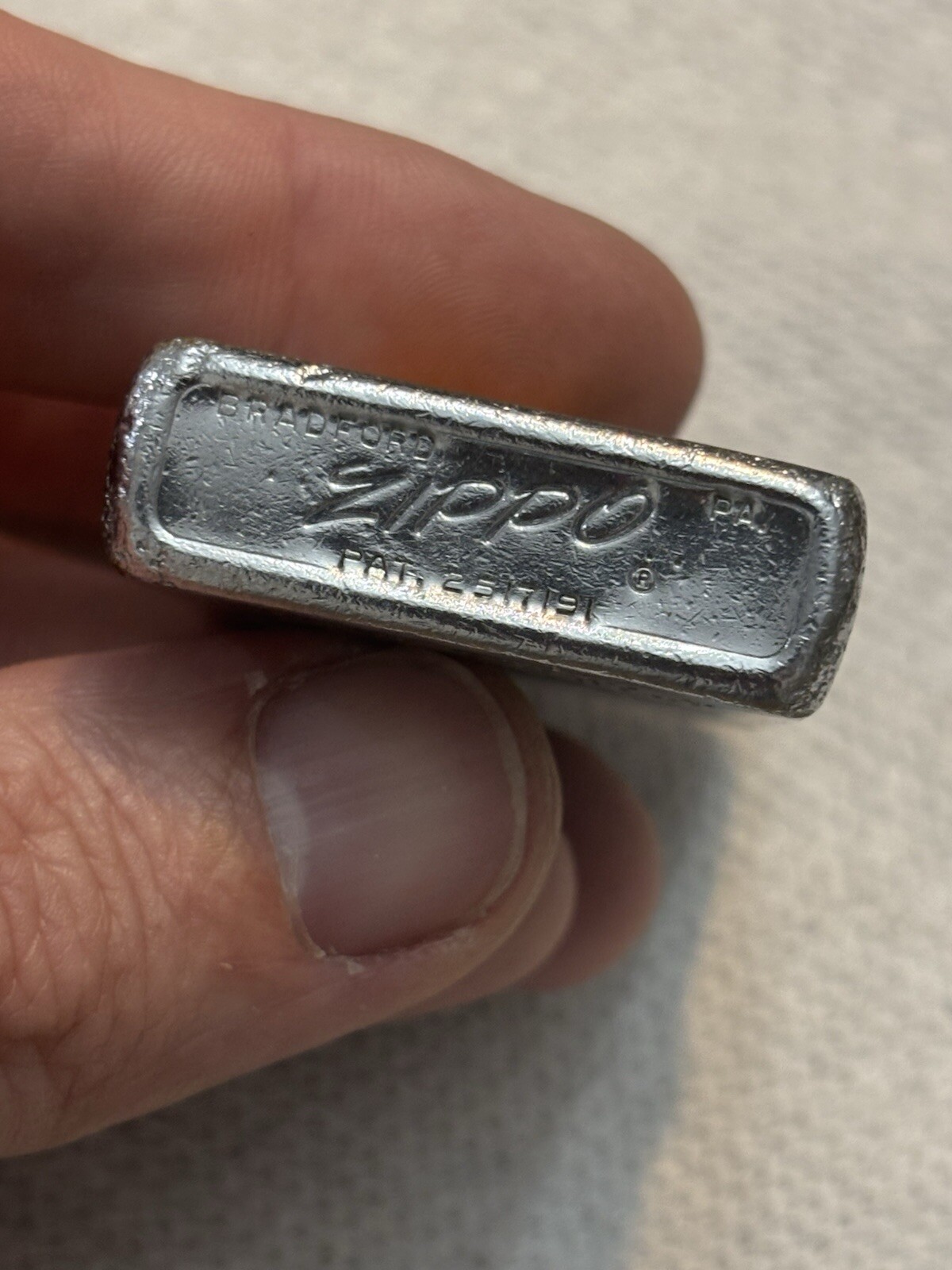 Vintage 1962 Zippo Lighter General Filling & Grading Bulldozer