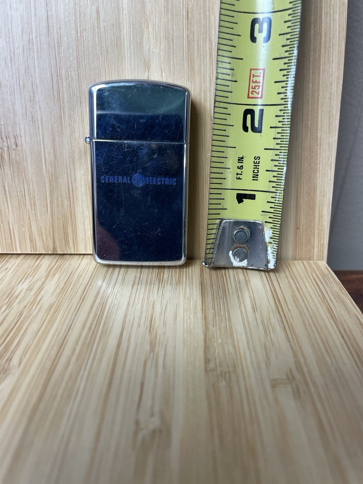 Zippo Lighter Advertising For General Electric Untested As/is Condition