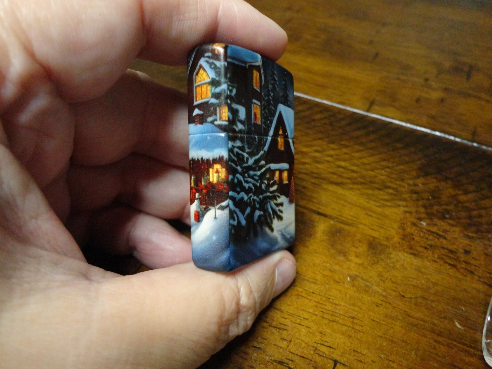 MERRY CHRISTMAS 2024 CHRISTMAS TREE HOUSES 540 DESIGN ZIPPO LIGHTER MINT IN BOX