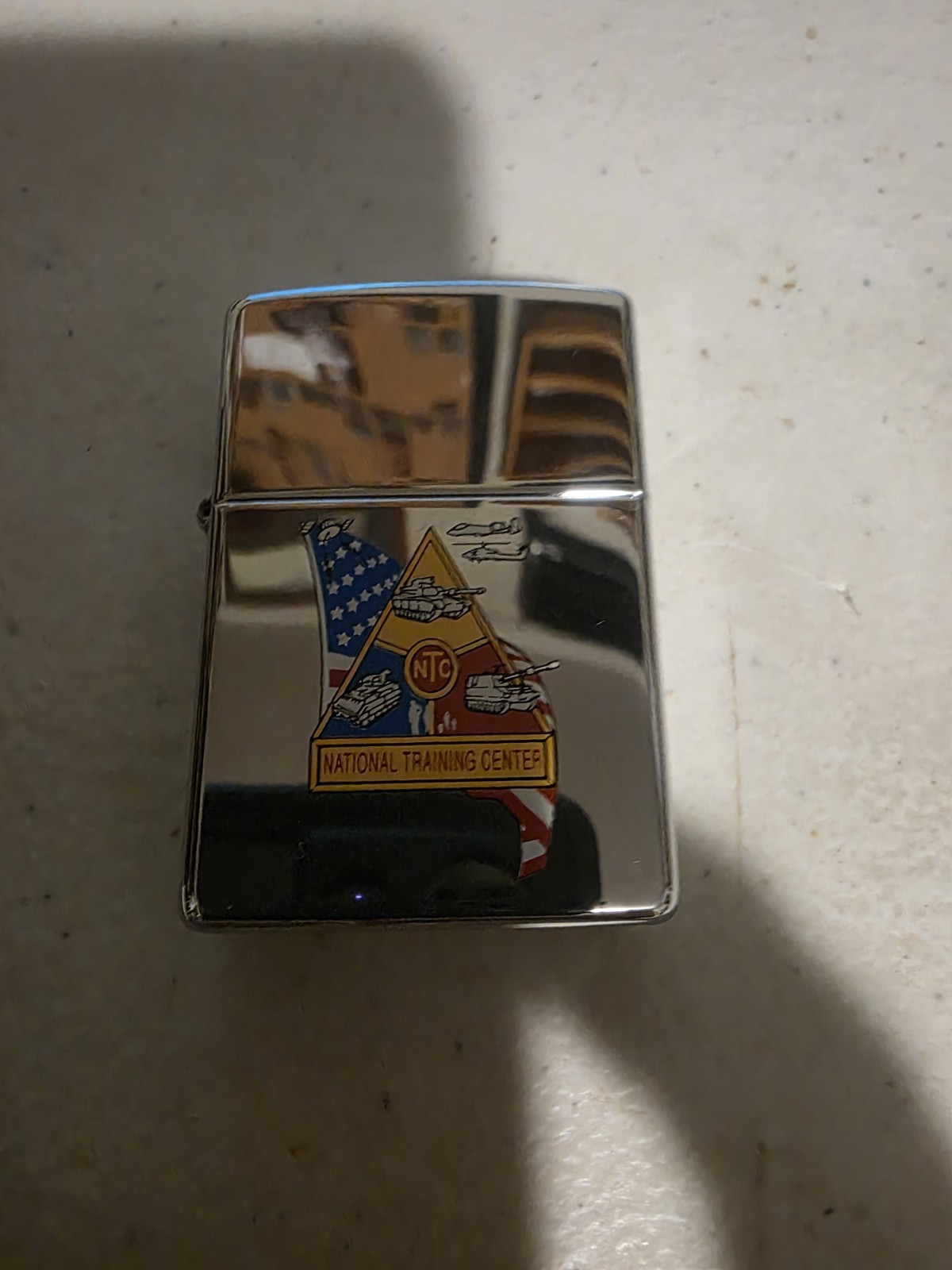 Zippo Lighter US ARMY National Training Center (NTC) and Coffee Mug