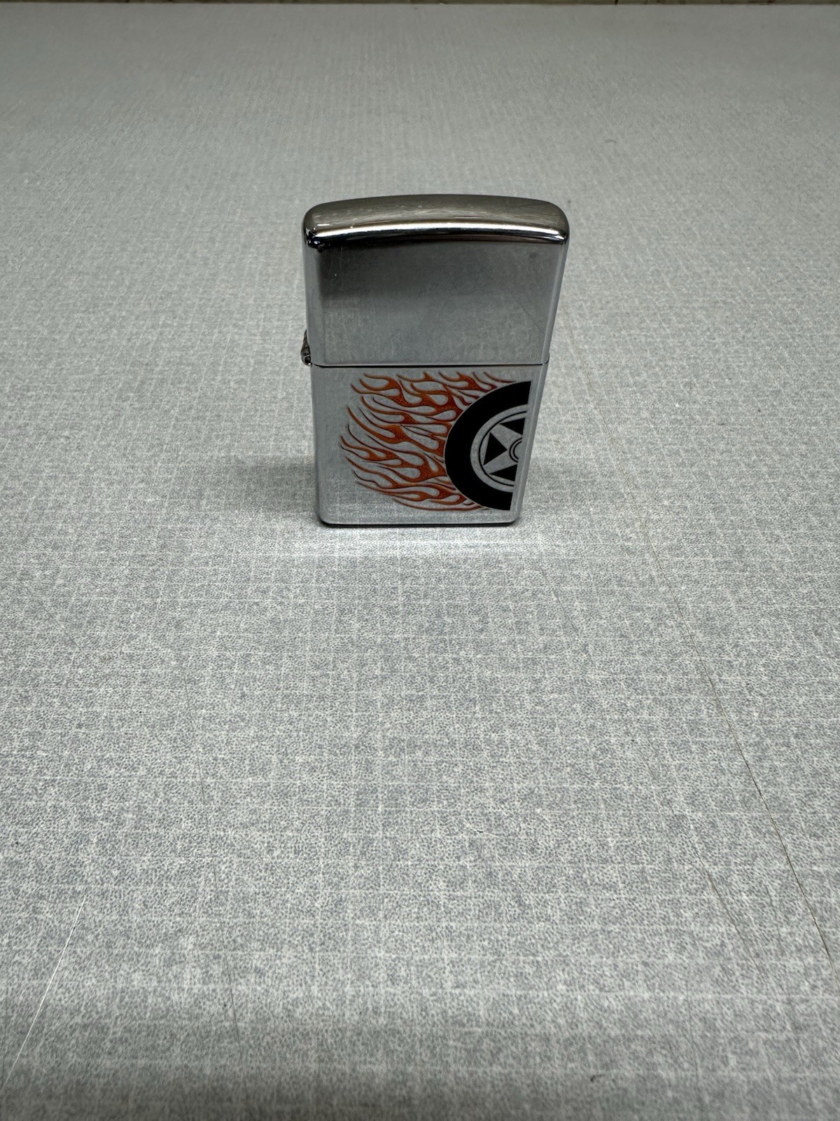 Burning Rubber Zippo Made in U.S.A