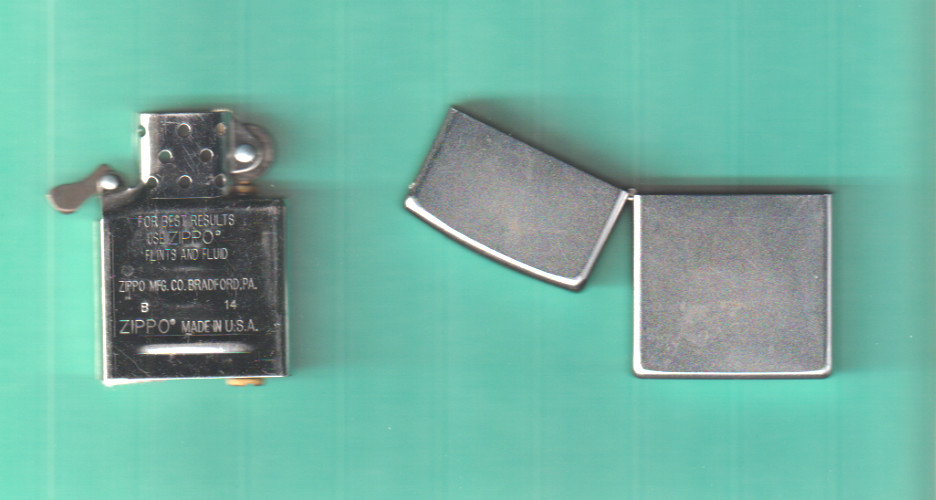VINTAGE C ZIPPO 14 CIGARETTE LIGHTER MADE IN BRADFORD PA MADE IN U.S.A.