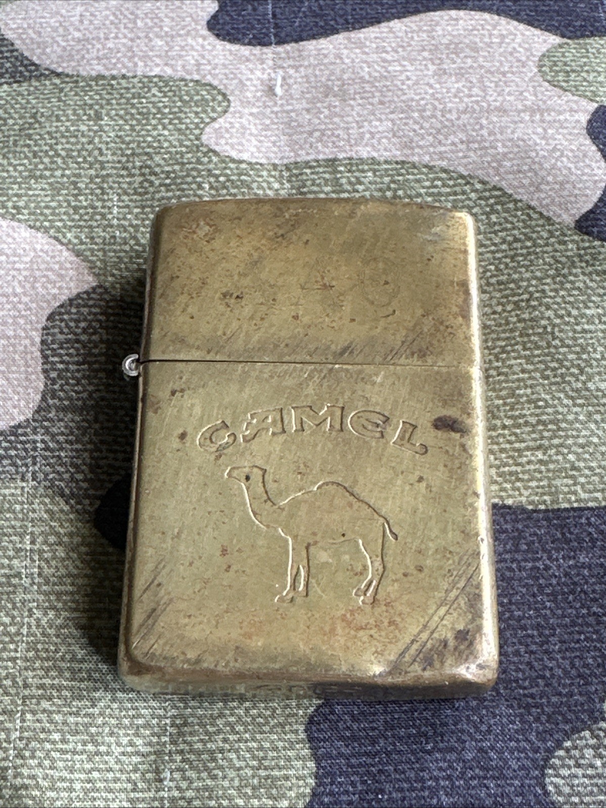 1992 Vintage Zippo Lighter – Camel Beast – Solid Brass – 1932 Commemorative