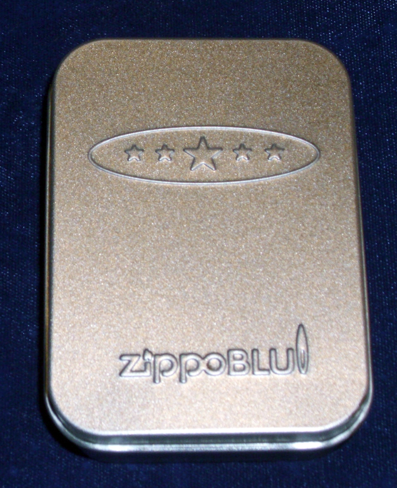 New 2007 ZIPPO BLU Chrome Finish F07 Lighter – safety seal intact