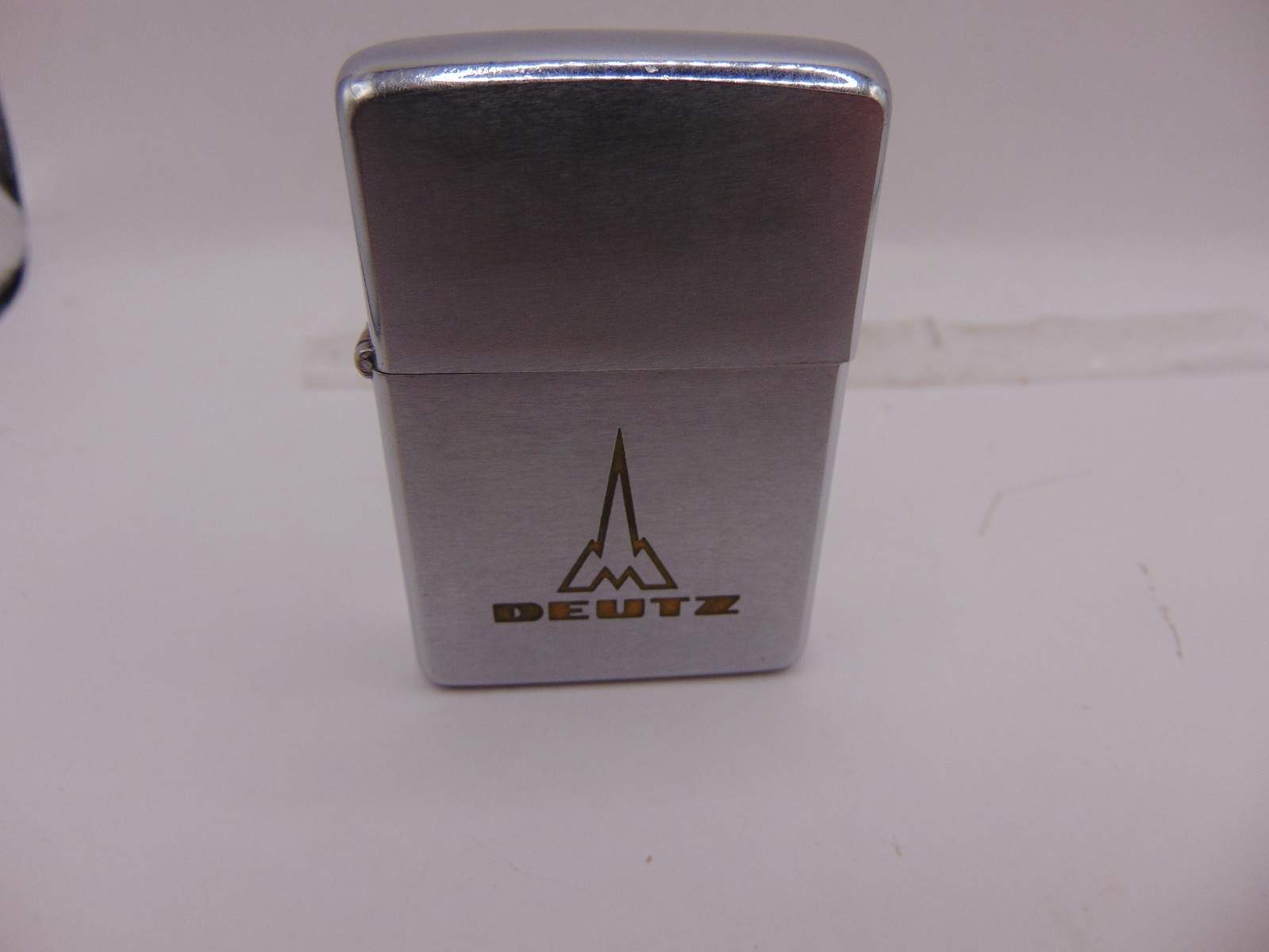 Vintage Zippo Lighter Deitz Advertising 1969 rare Used