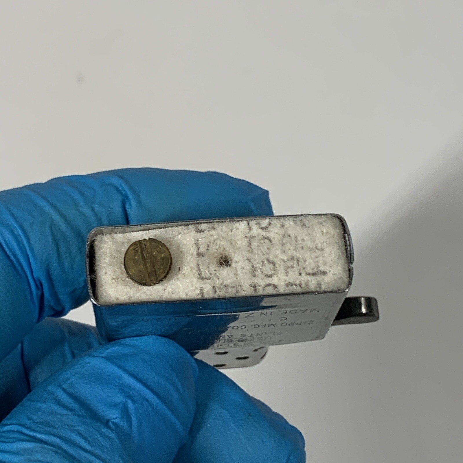 Zippo High Polish Chrome Lighter Strikes 2003