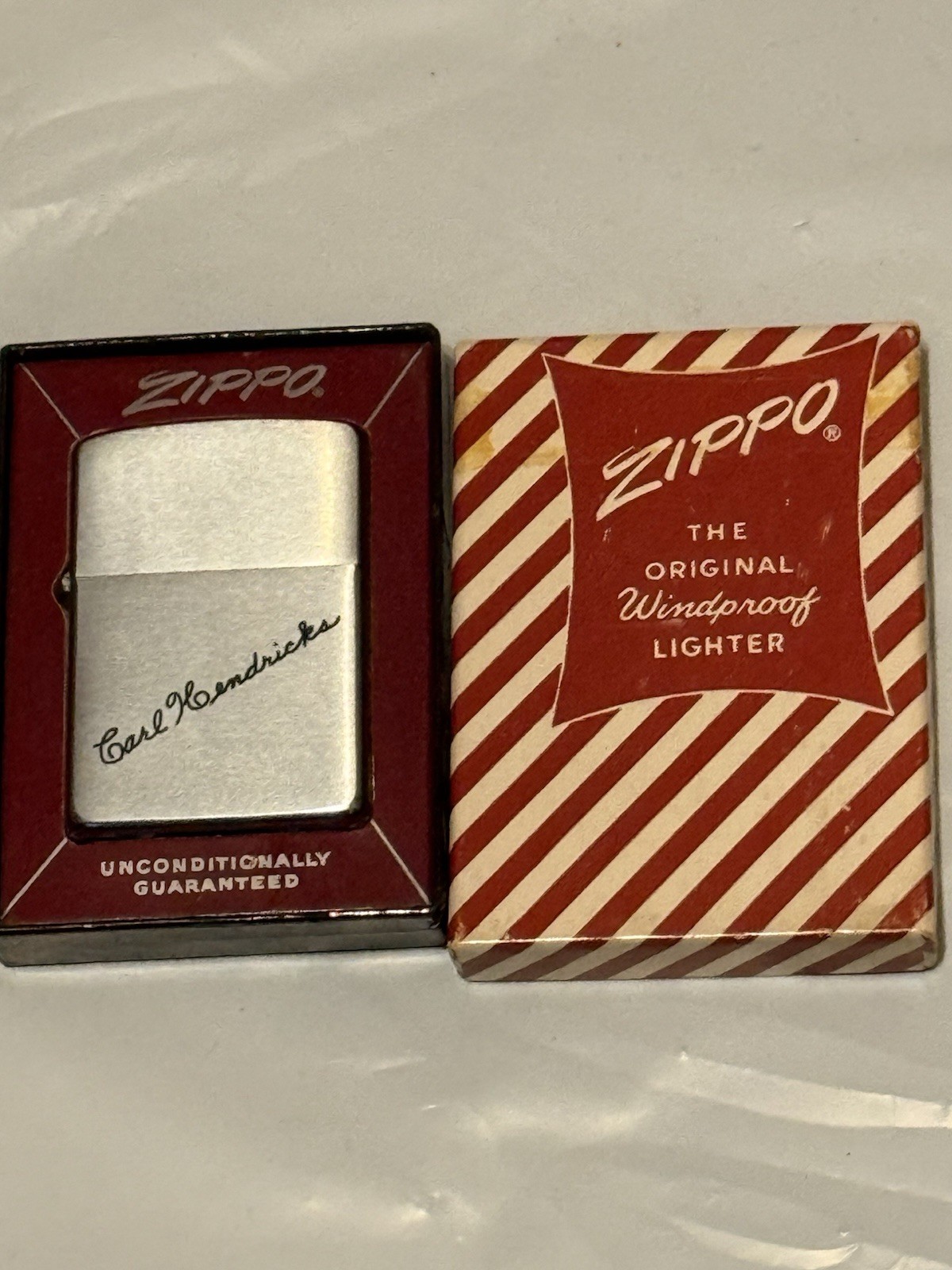 1960 Zippo Mint With Original Box Unfired