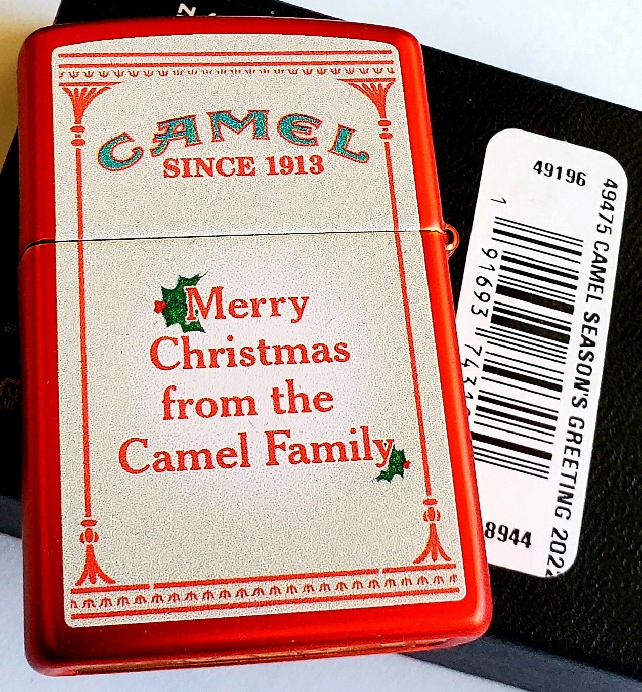 Zippo Camel Christmas RED Metallic CZ 1040 LIMITED EDITION ONLY 50 MADE 2022 Mn