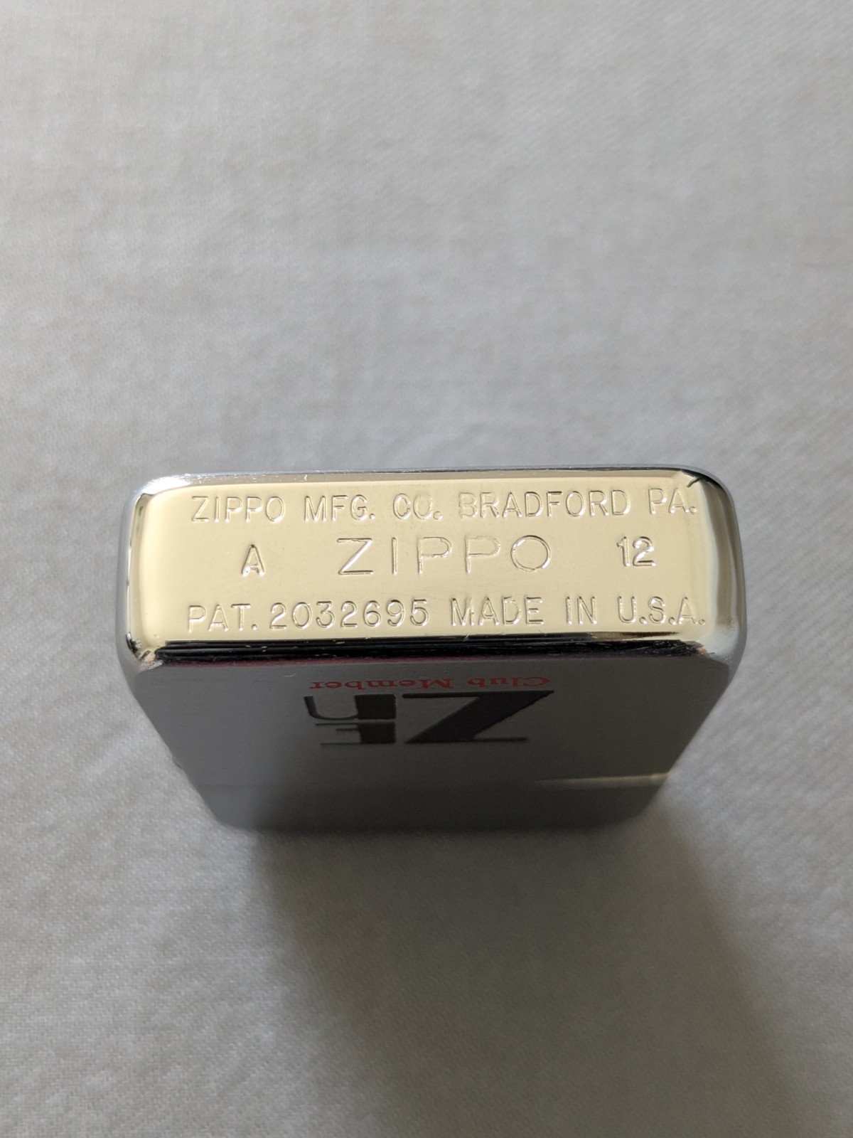 2012 ZIPPO ENTHUSIAST NETWORK CLUB MEMBER 1941 REPLICA ZIPPO LIGHTER MIB #41/200