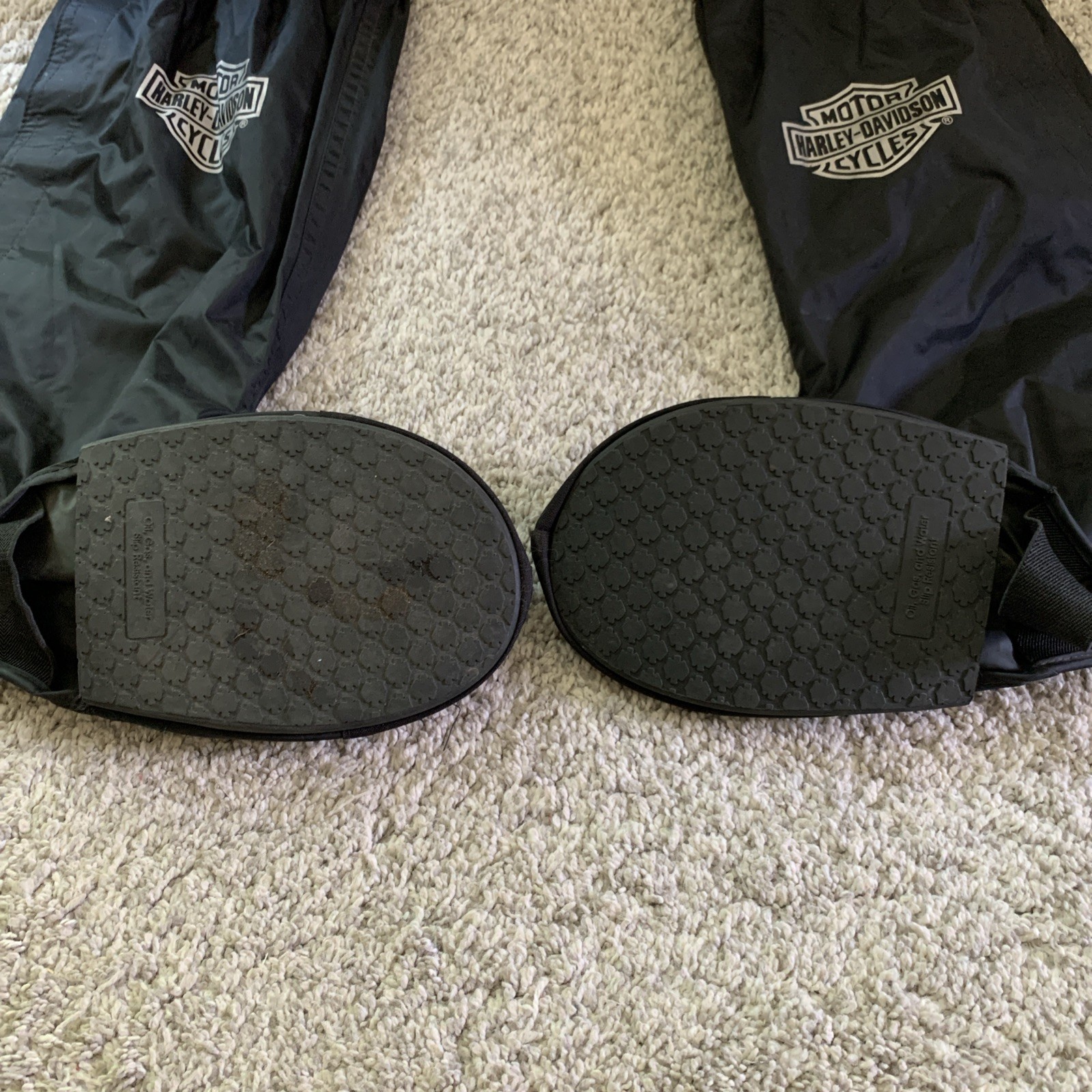 Harley-Davidson Boot Covers Mens Medium Motorcycle Rain Gear Waterproof Biker