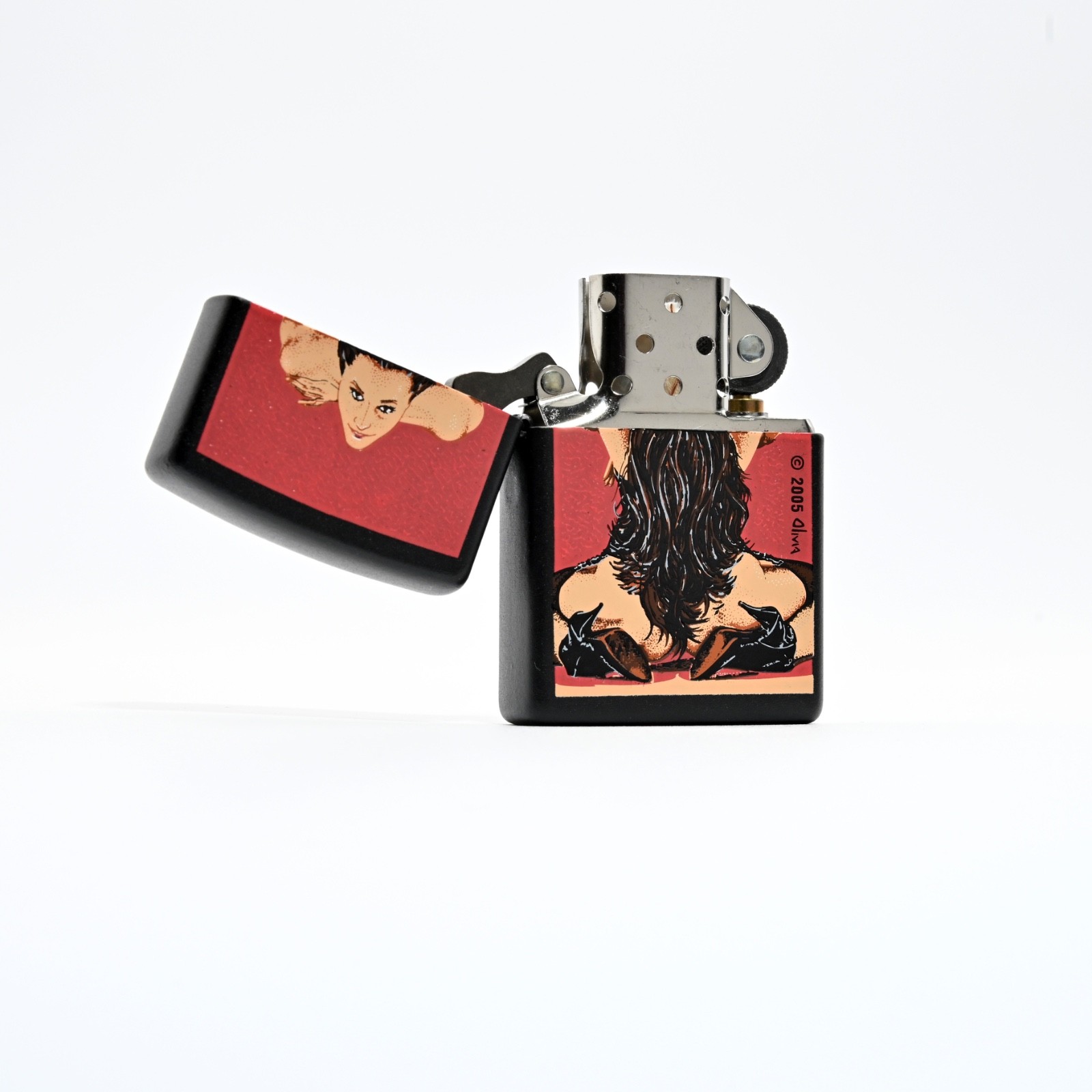 Olivia Heat Seeker Zippo: Unused in Original Sleeved Zippo Box (2005)