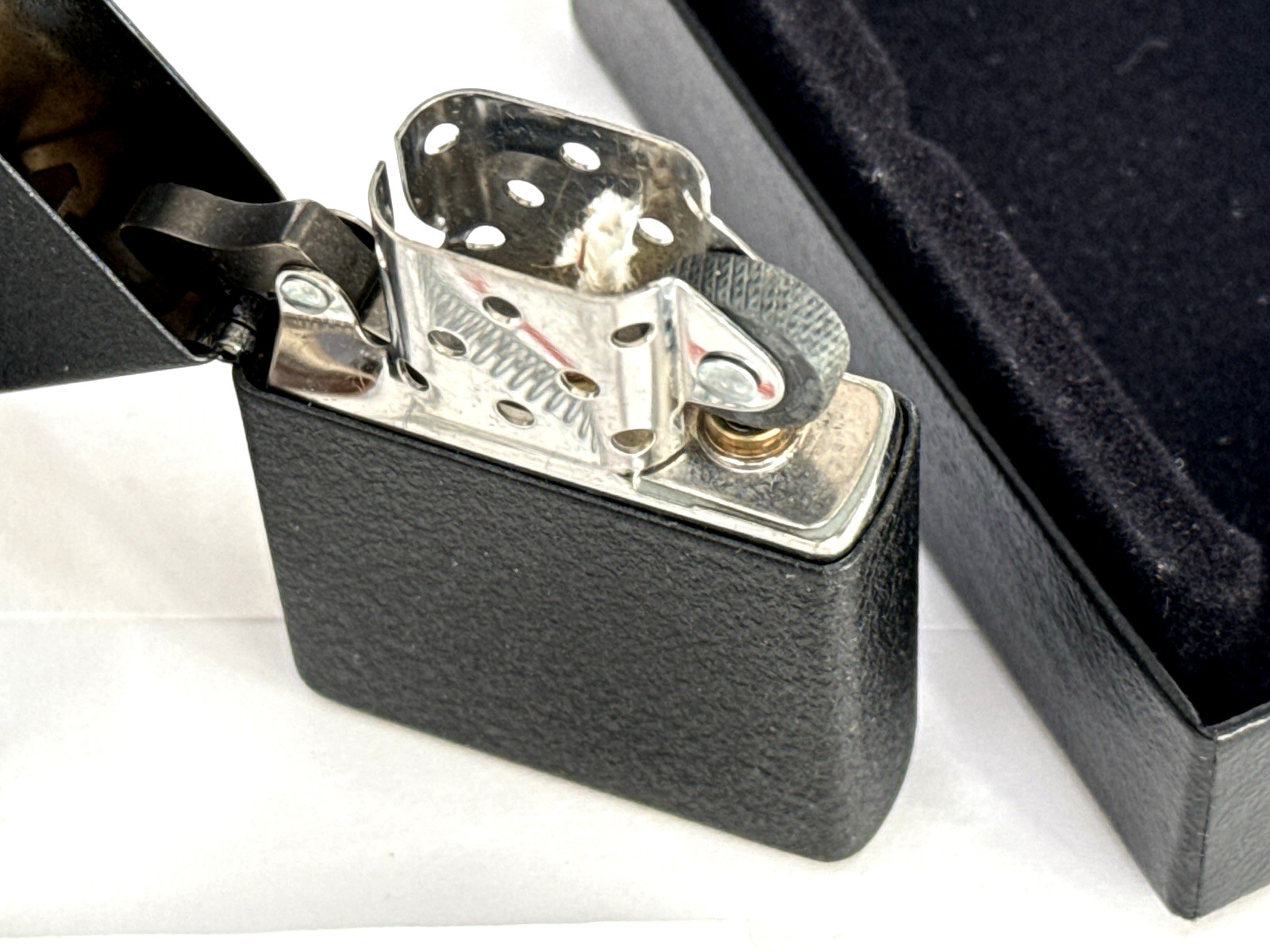 Zippo Classic Black Crackle Windproof Pocket Lighter, 236