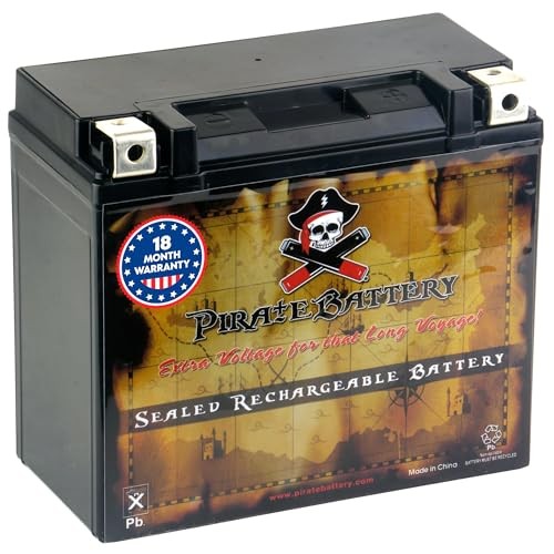 310 CCA Maintenance-Free 12V 19Ah Battery Replacement for ATV, YTX20HL-BS